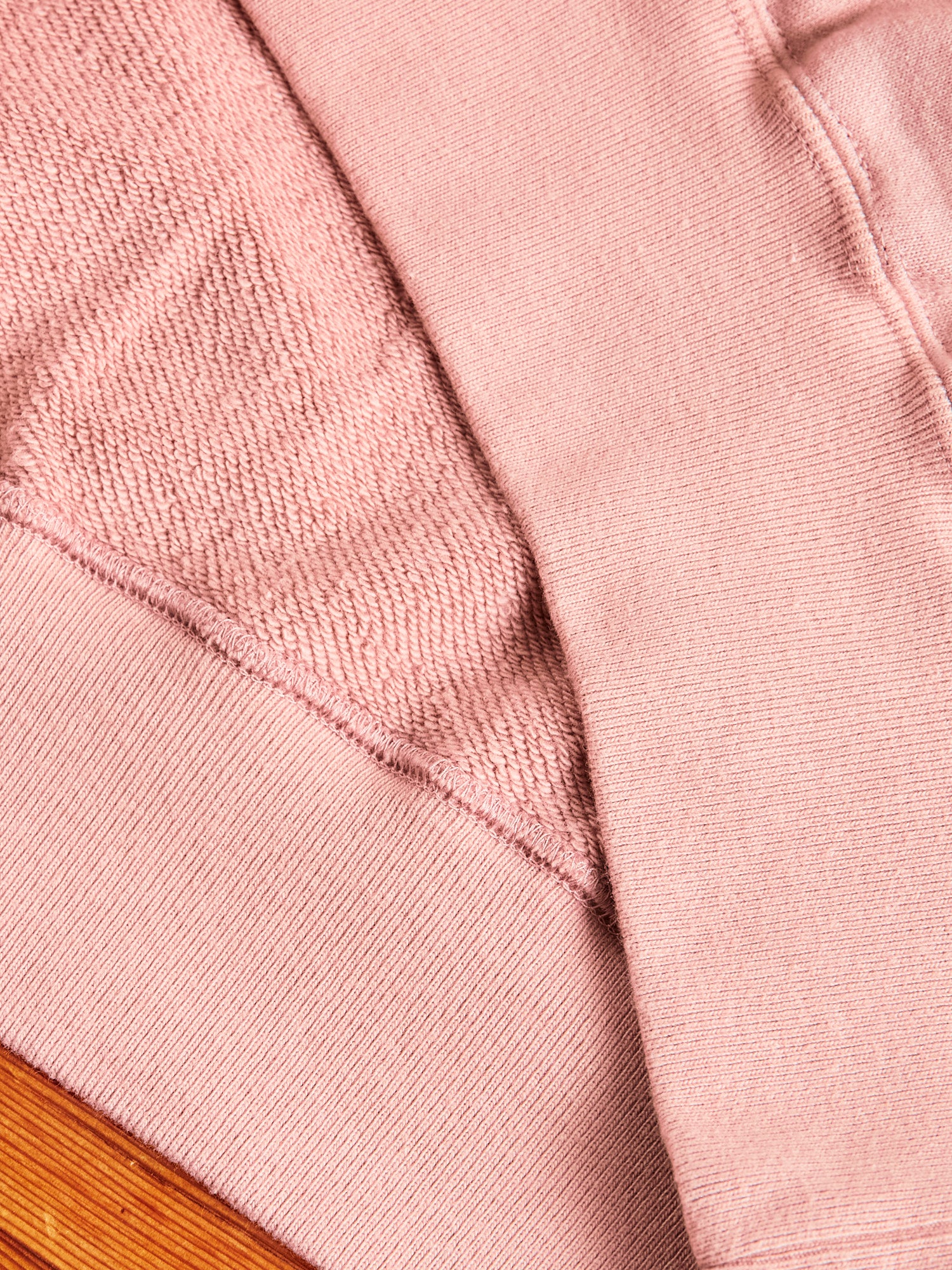 Japan-Made Fleece Hoodie in Pink - Image 7