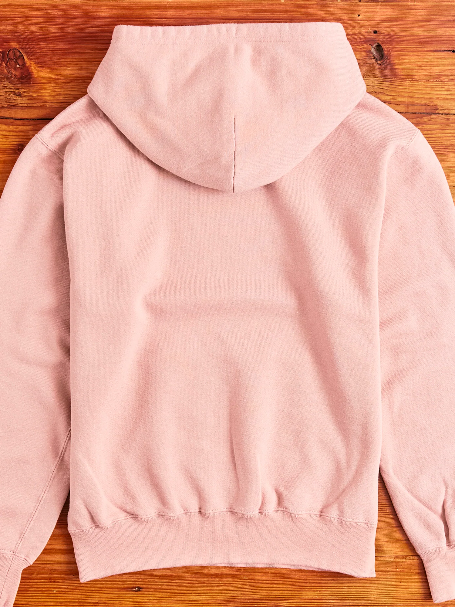 Japan-Made Fleece Hoodie in Pink - Image 8
