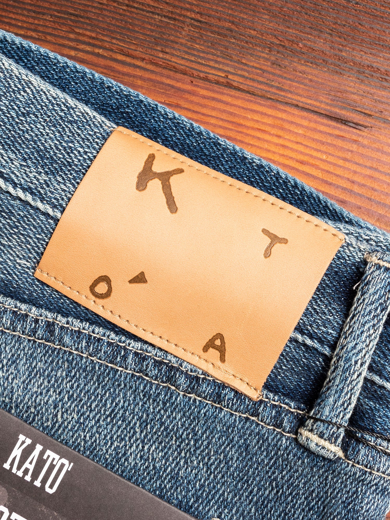 "Joey" 11.5oz Washed Indigo Stretch Selvedge Air Denim - Pen Slim - Image 3