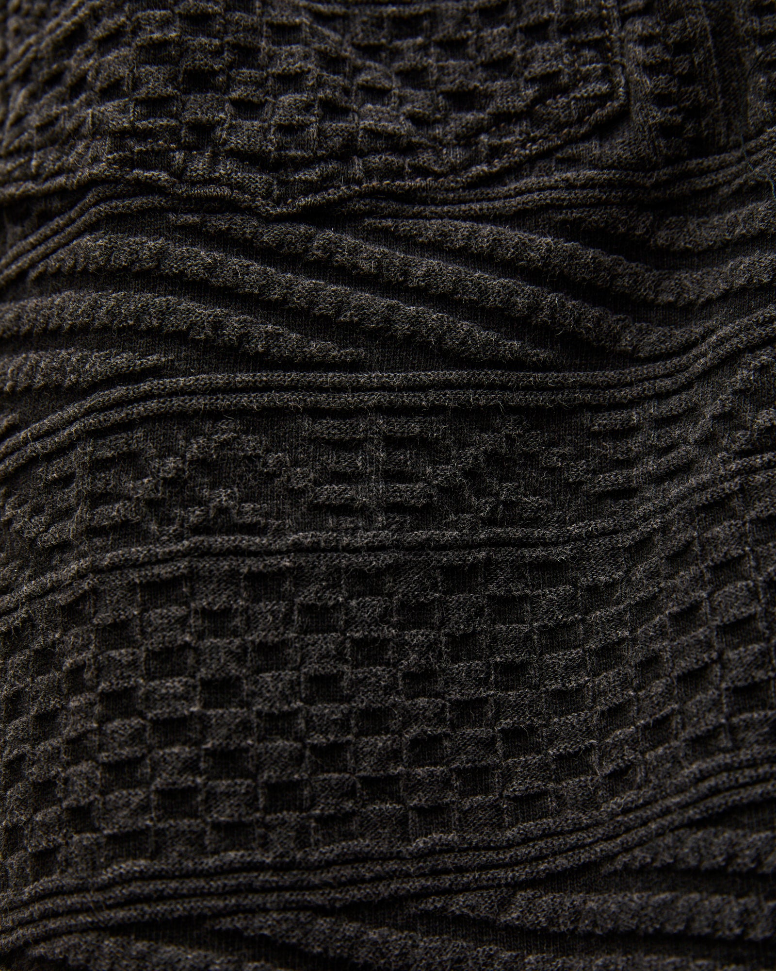 Julius Jacquard Workshirt in Black Indigo - Image 7