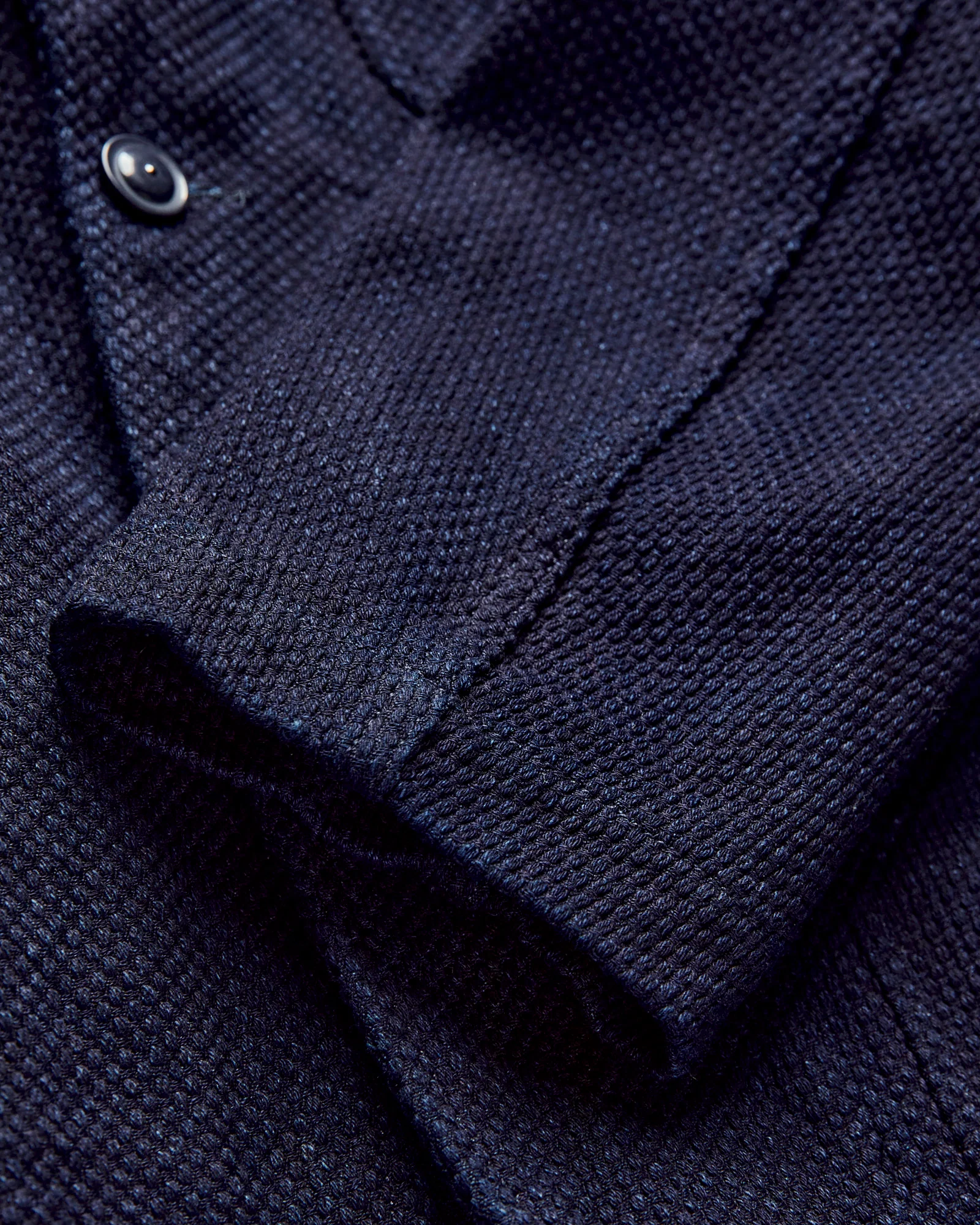 "No-Gi" Bedford Jacket in Indigo Heavyweight Sashiko - Image 7