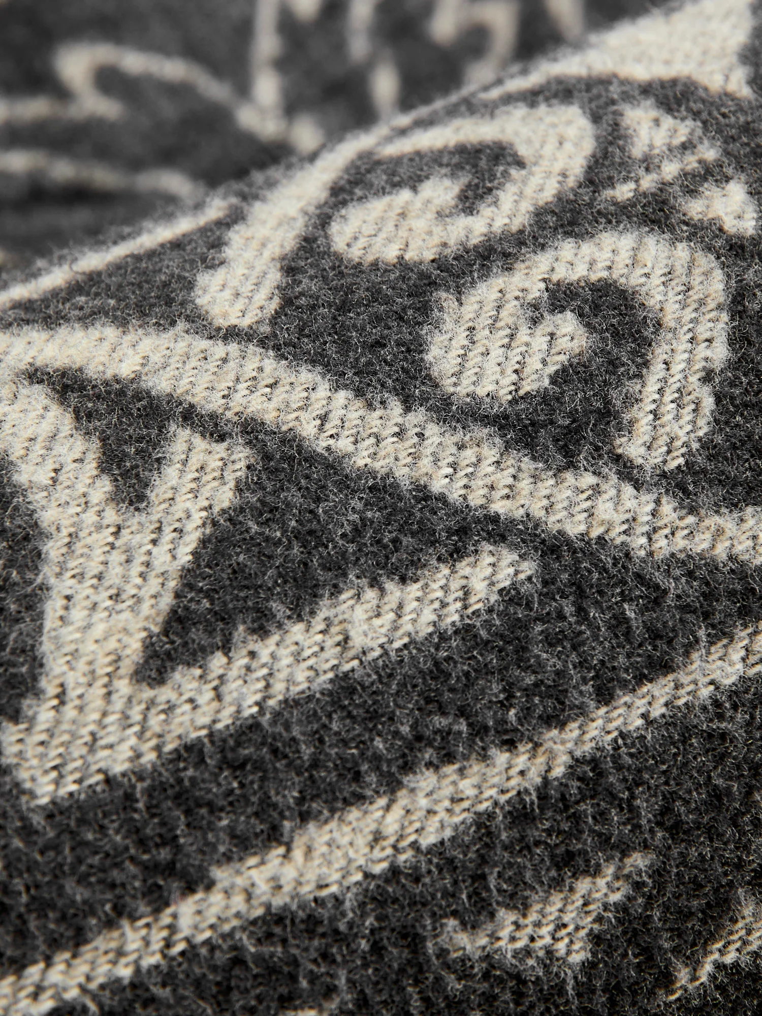 Lee Jacquard Workshirt in Black/Cream - Image 7