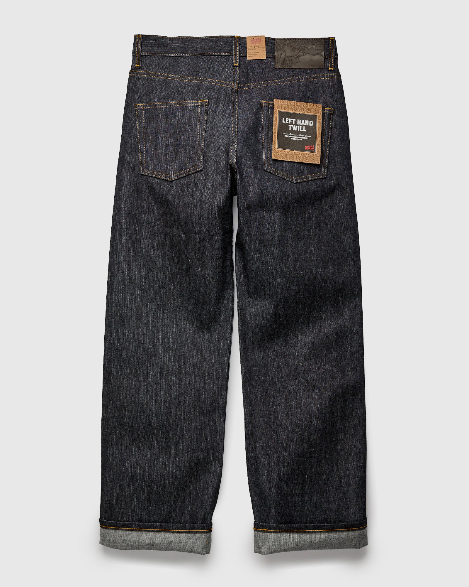 "Left Hand Twill" 13.75oz Selvedge Denim - Strong Guy Fit - Image 3