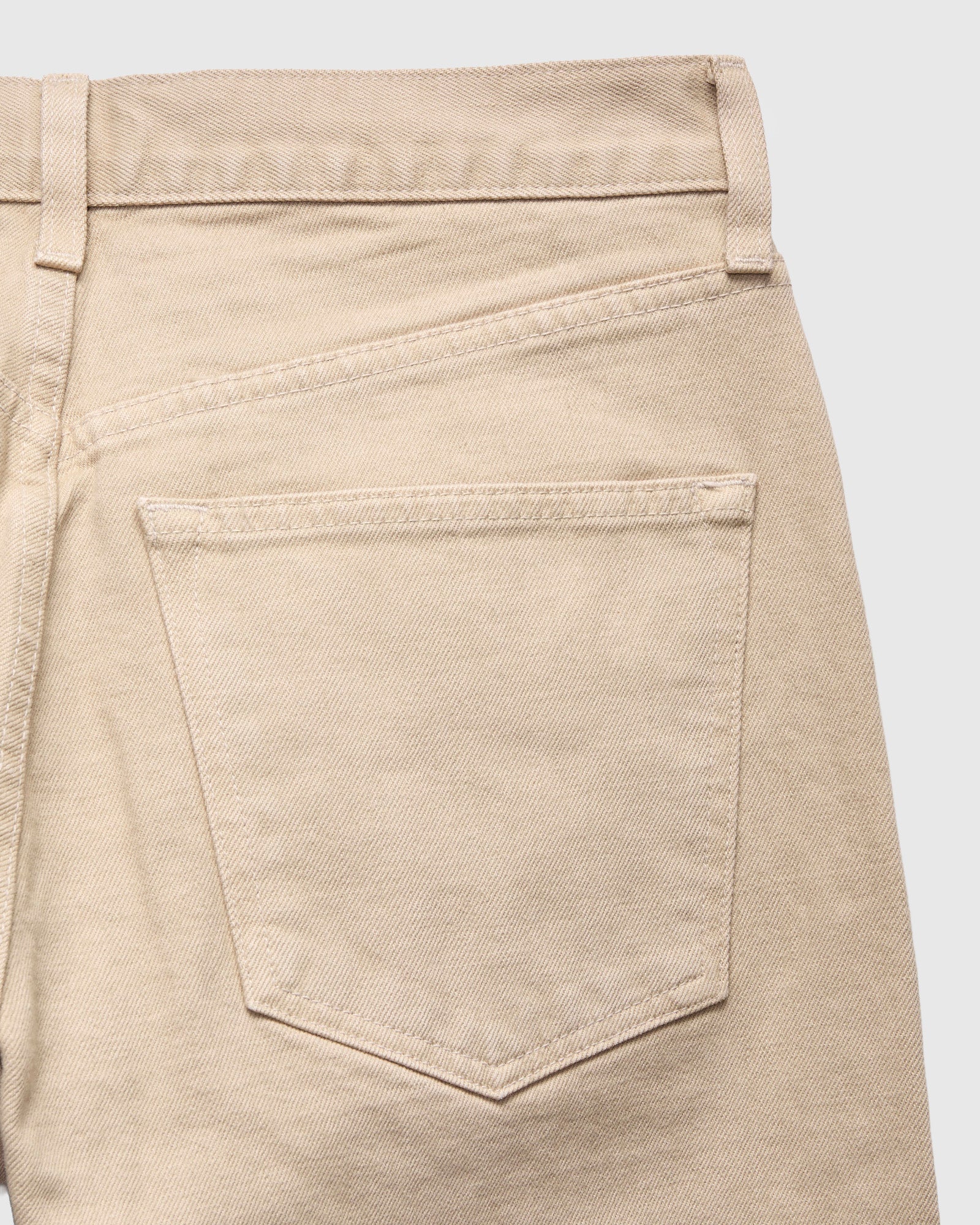 "Lewis" 14oz Stretch Selvedge Denim in Desert Rinse - Image 3
