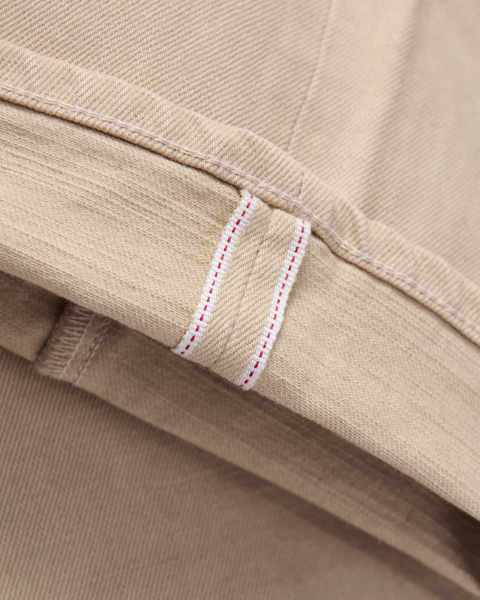 "Lewis" 14oz Stretch Selvedge Denim in Desert Rinse - Image 9