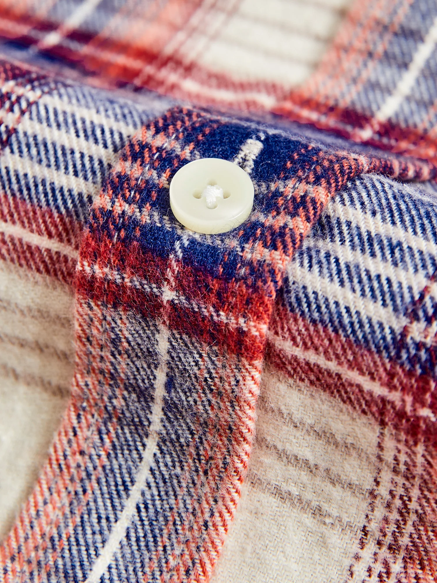 Liber Button-Up Shirt in Red White & Blue - Image 6