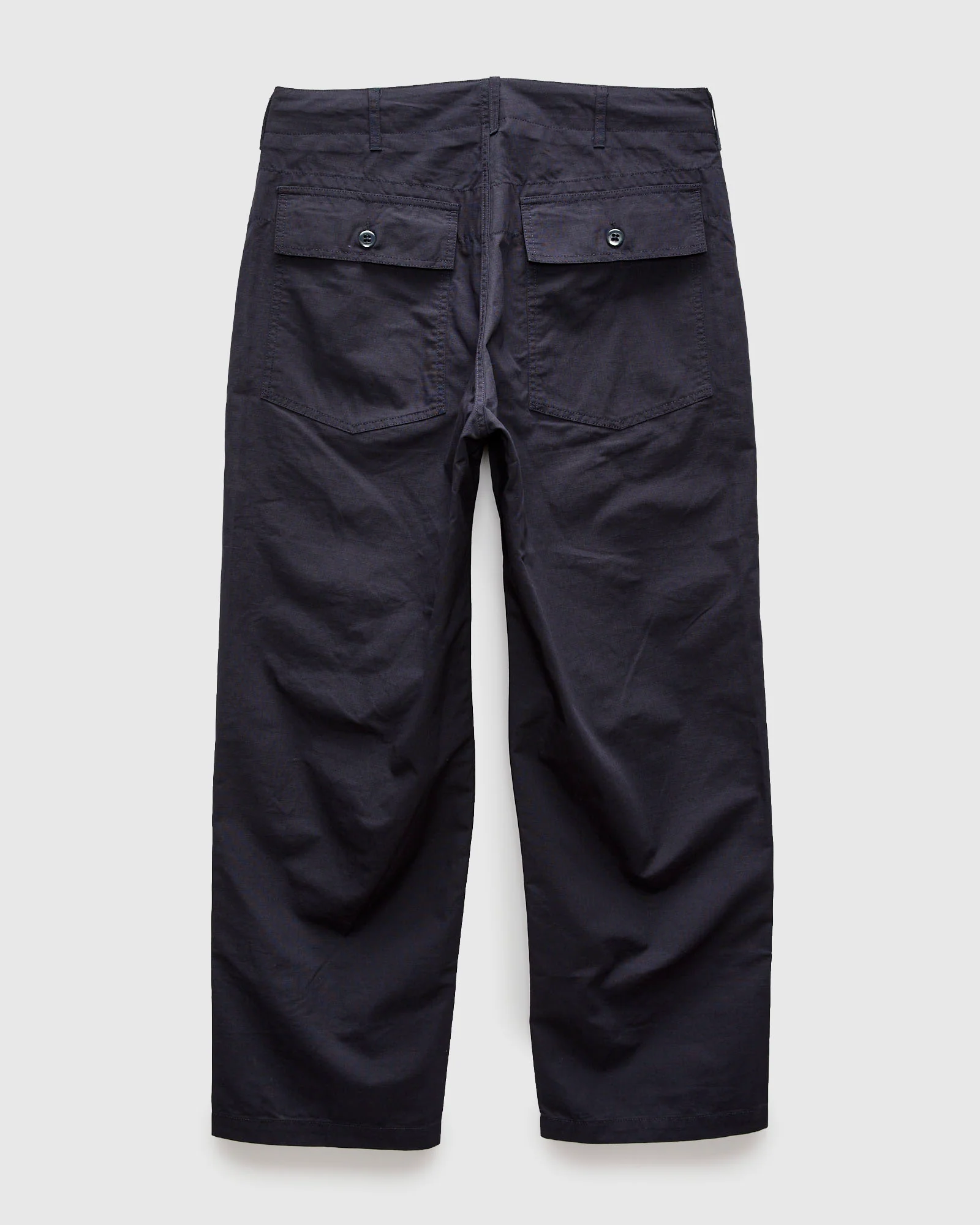 Light Fatigue Pants in Dark Navy Cotton Ripstop - Image 2