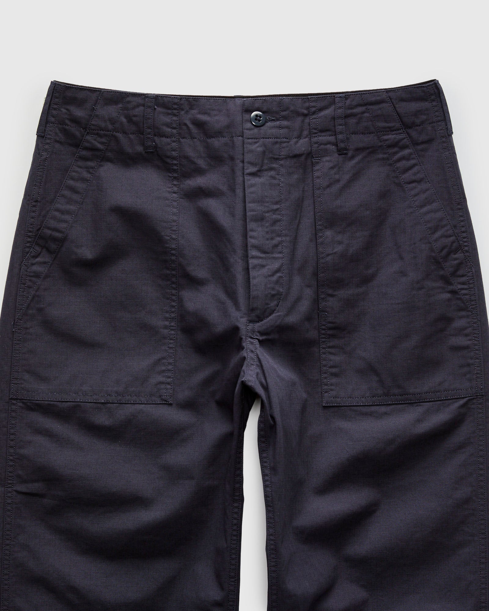Light Fatigue Pants in Dark Navy Cotton Ripstop - Image 4