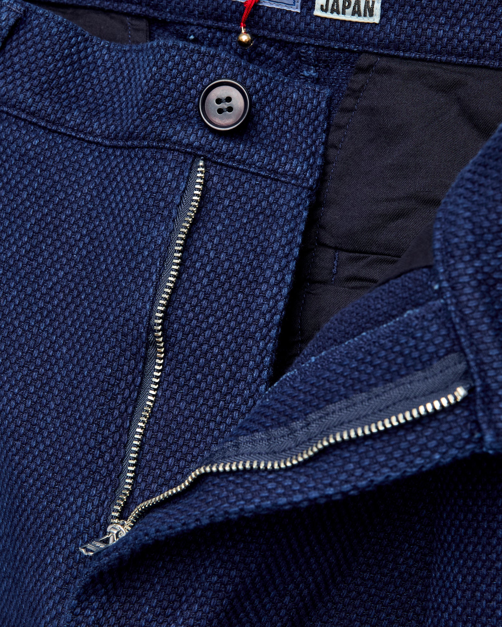 Light Sashiko Trousers in Pure Indigo - Image 6