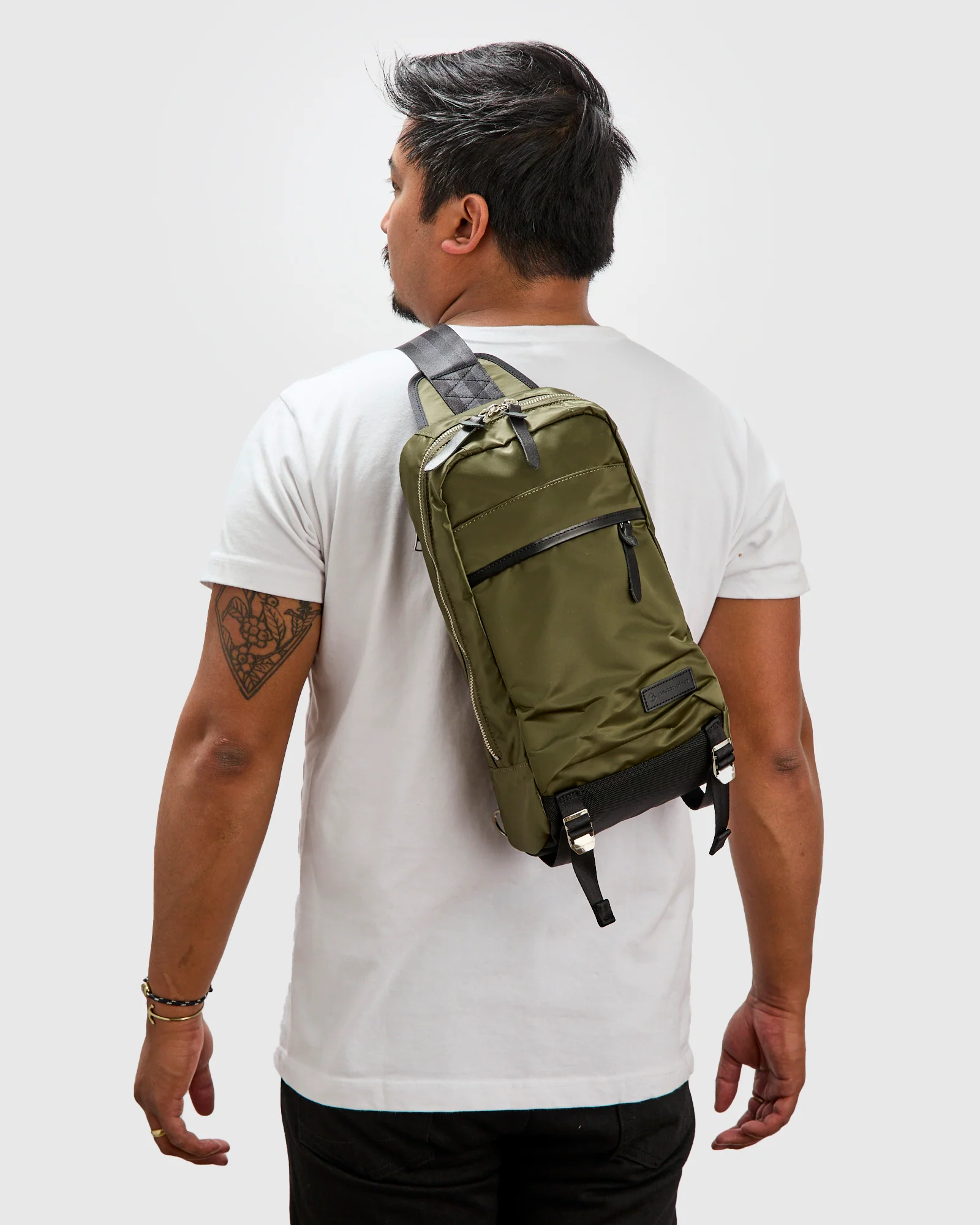 Lightning V2 Shoulder Sling Bag in Khaki - Image 2