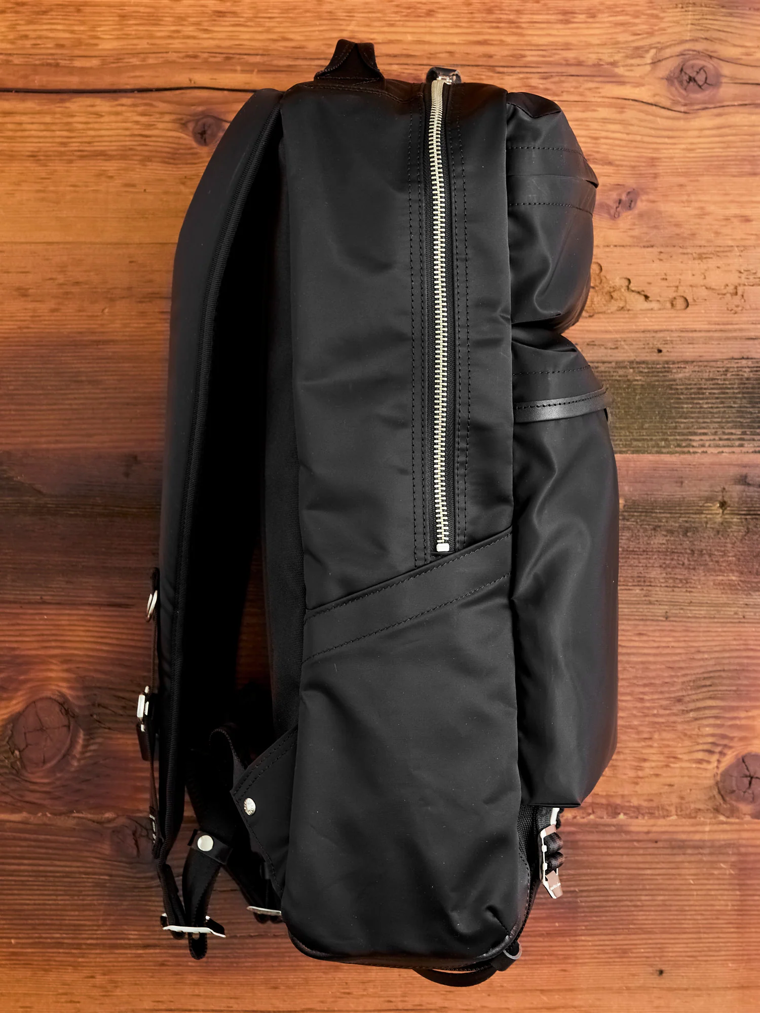 Lightning Zip Backpack in Black - Image 10