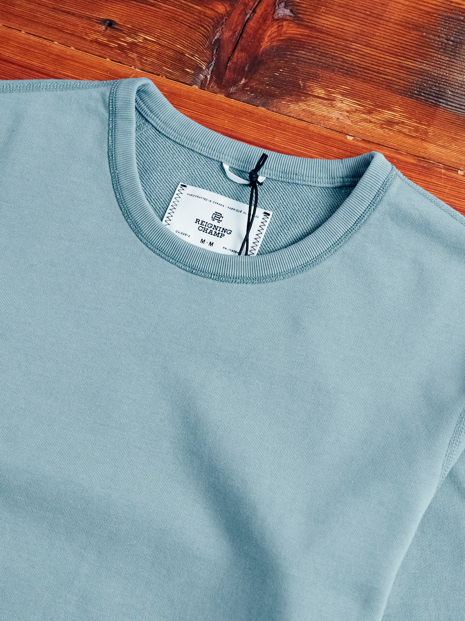 Lightweight Crewneck Sweater in Ink - Image 2