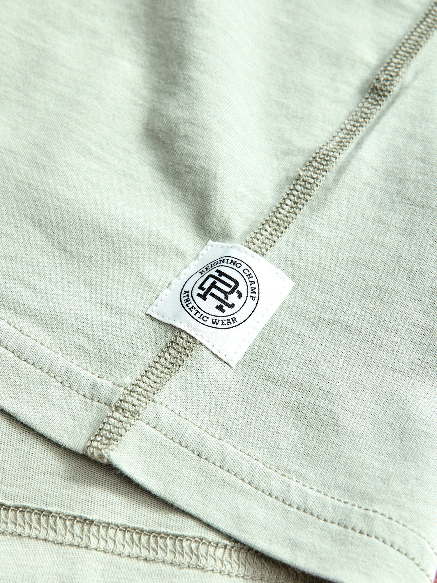 Lightweight Jersey T-Shirt in Mineral Green - Image 5