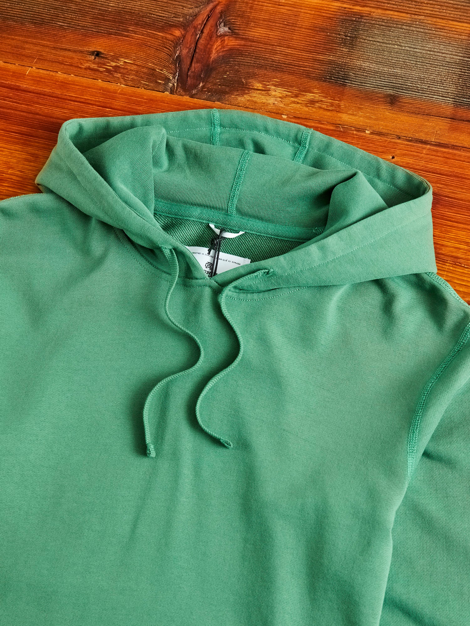 Lightweight Pullover Hoodie in Lawn Green - Image 2