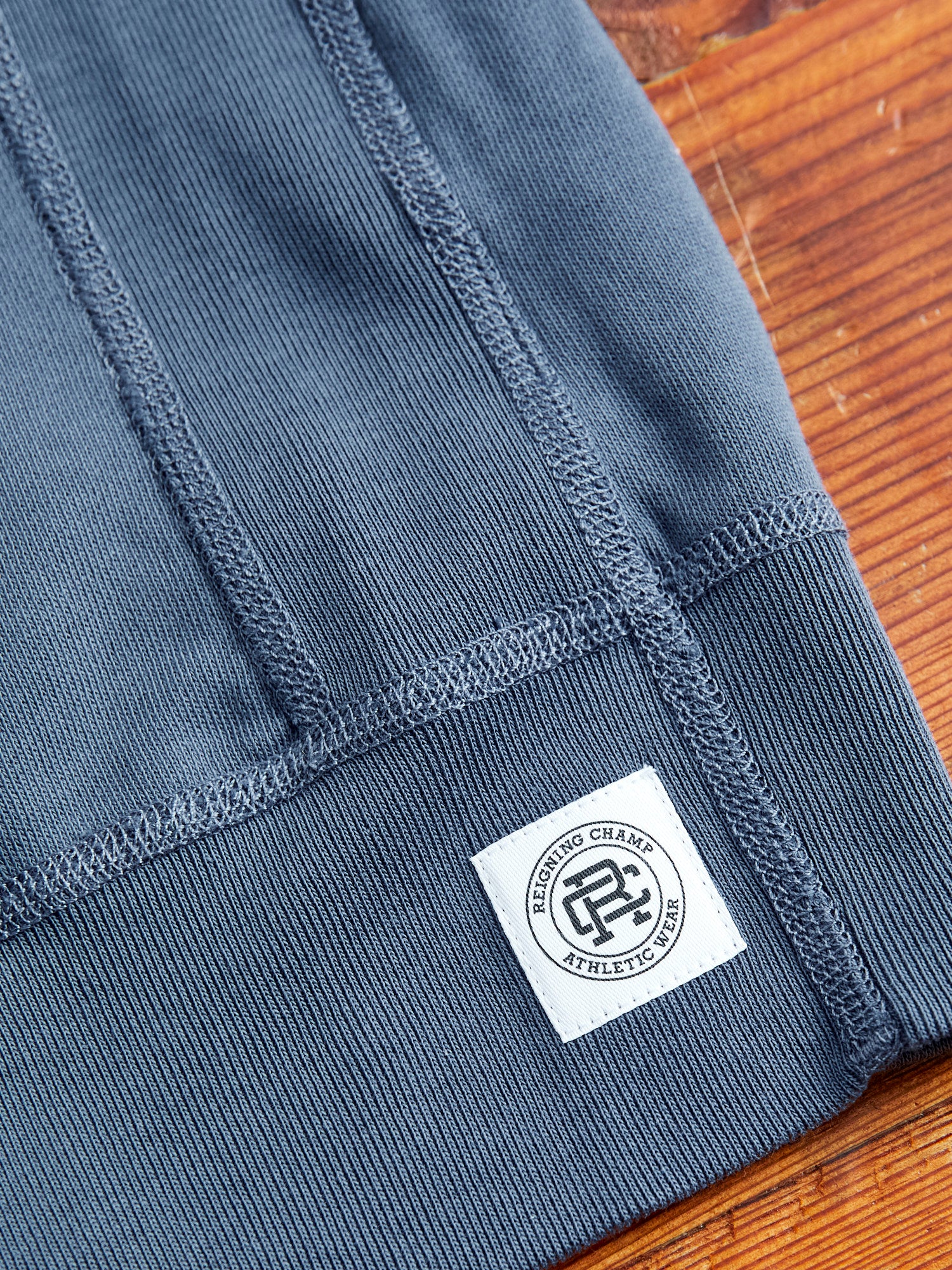 Lightweight Pullover Hoodie in Washed Blue - Image 6