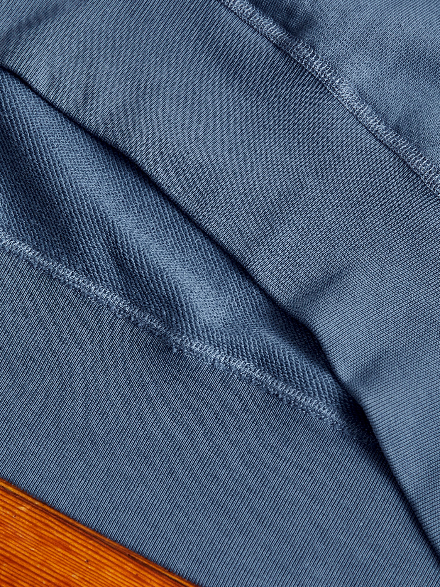 Lightweight Pullover Hoodie in Washed Blue - Image 7