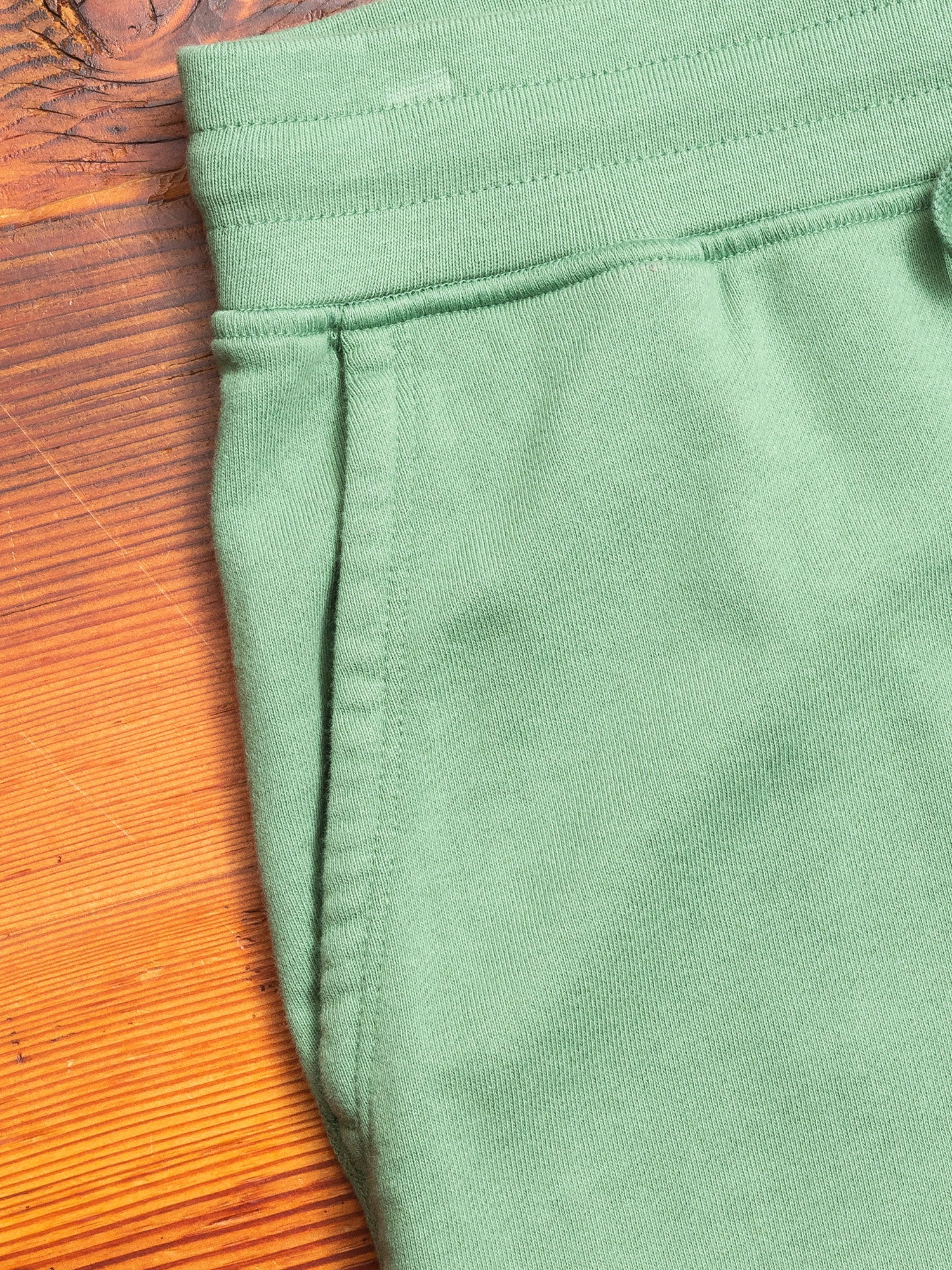 Lightweight Terry Sweatshort in Jade - Image 3