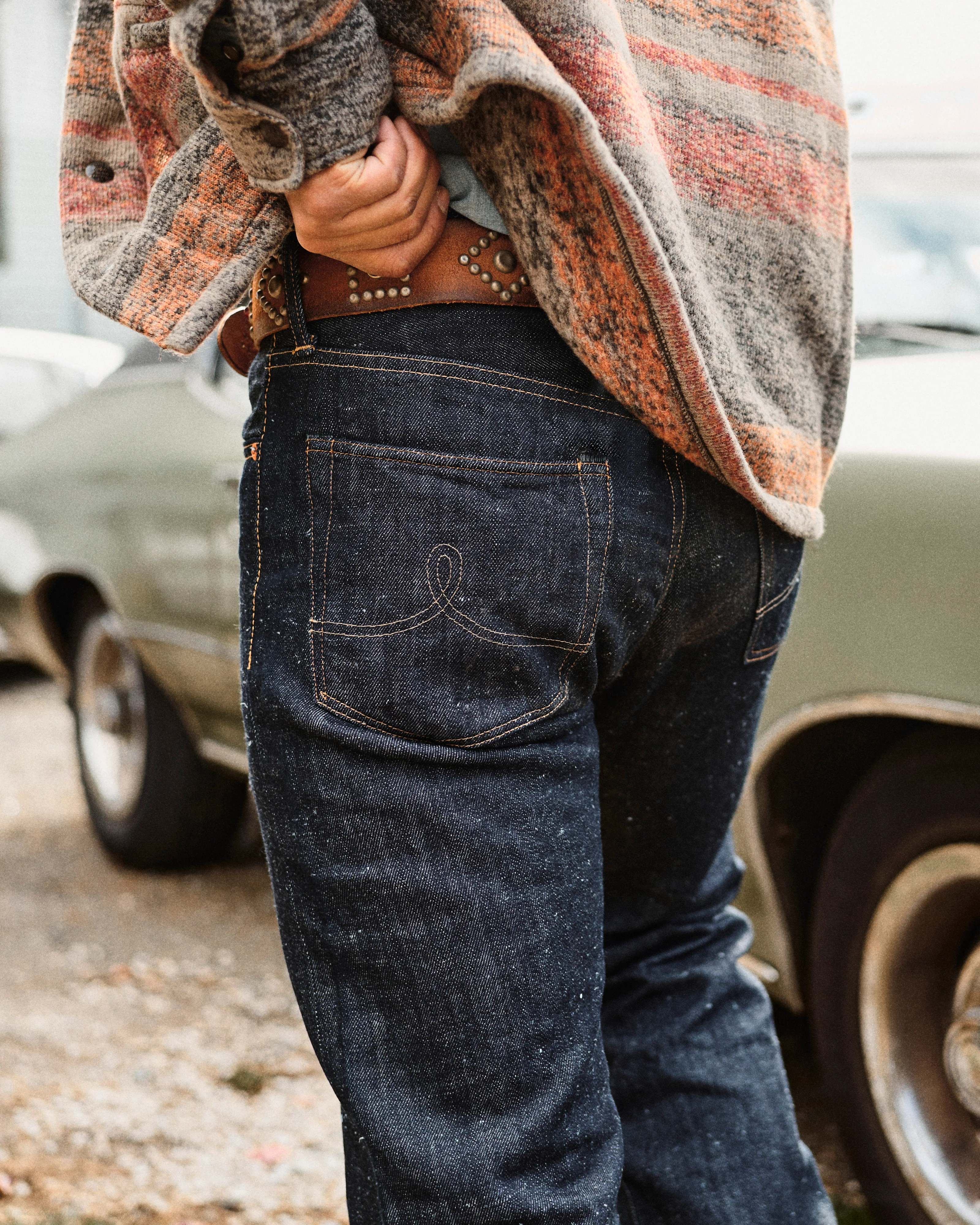 LIMITED EDITION 13.5oz Hemp Selvedge Denim - Vintage 5-Pocket Full Straight Fit - Image 13