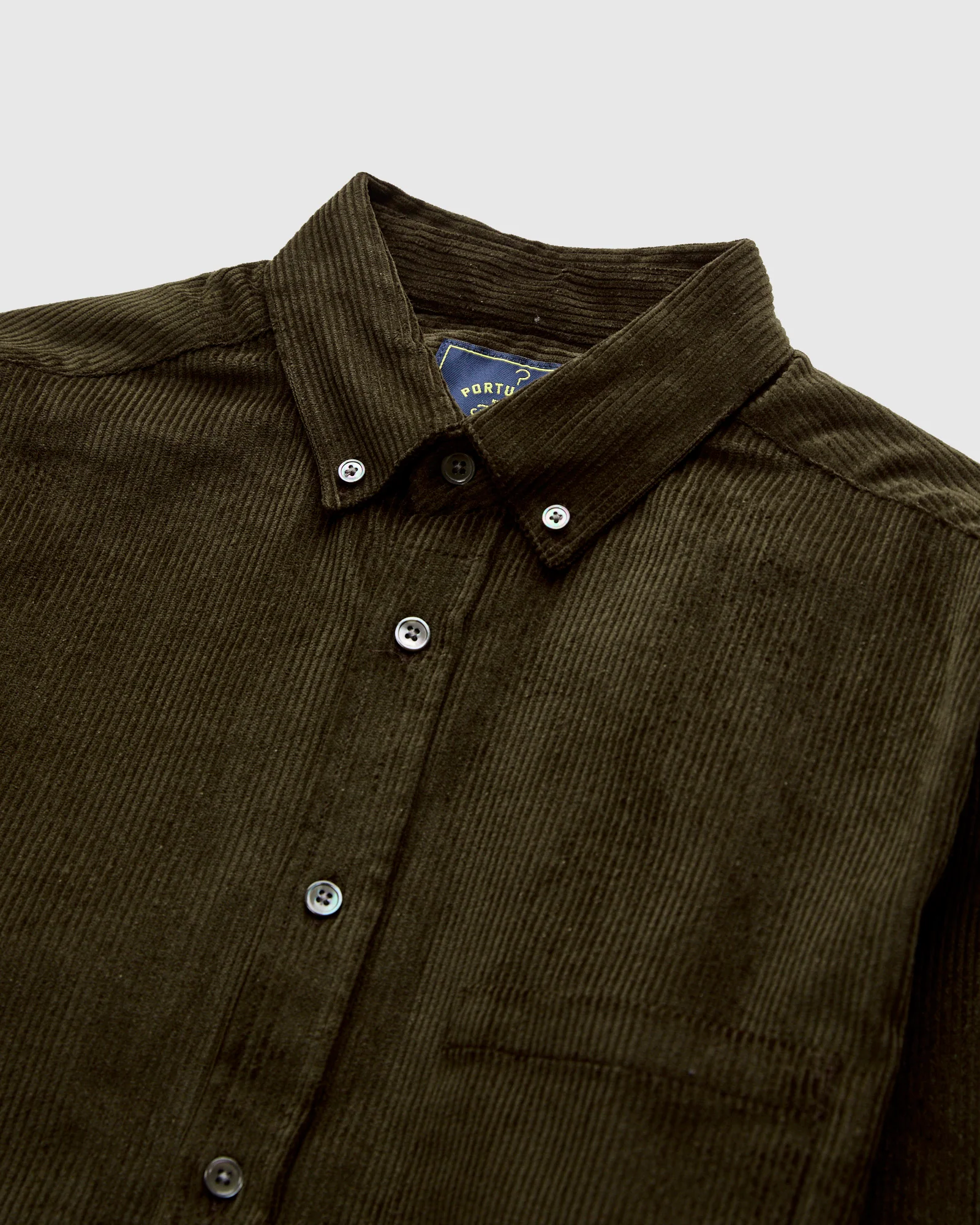 Lobo 2 Button-Up Shirt in Olive - Image 4