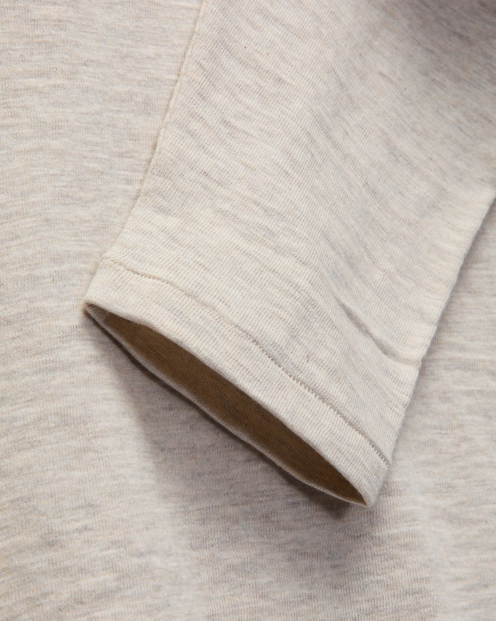 5907 Long Sleeve Henley in Oatmeal - Image 5