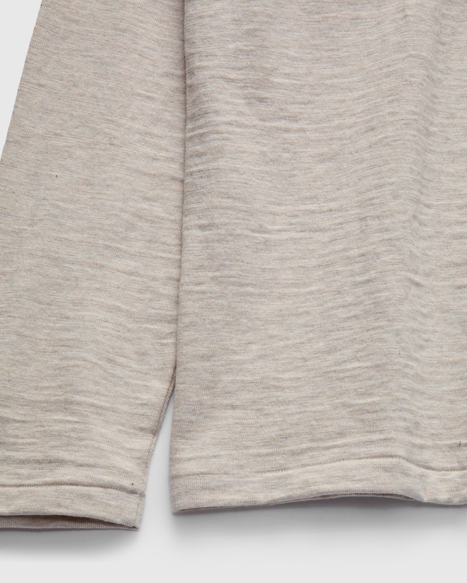 5907 Long Sleeve Henley in Oatmeal - Image 6