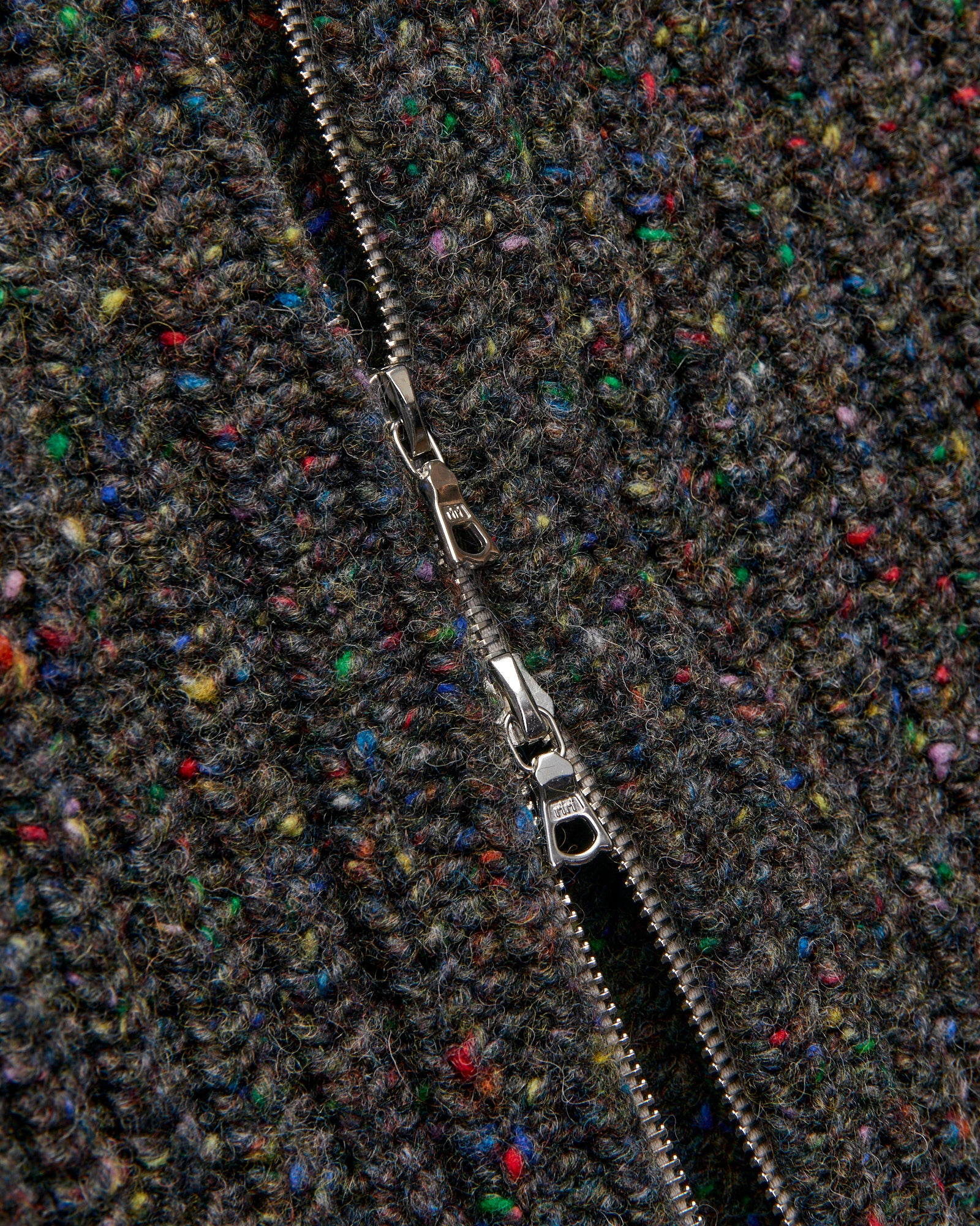 "Loose Ends" Wool Knit Cardigan in Astro - Image 7