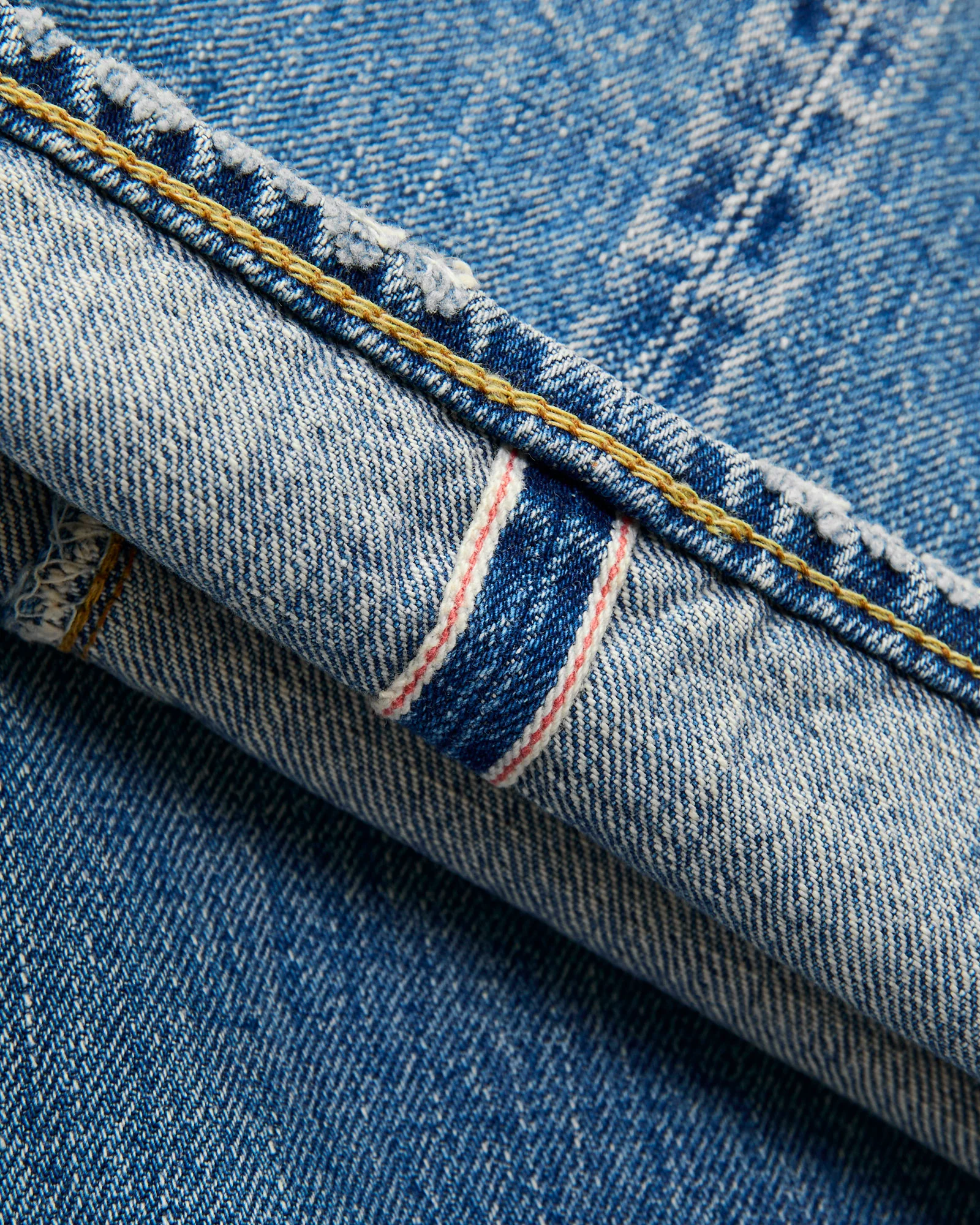 Lot. 001XX 13.25oz Light Wash Indigo Selvedge Denim - 1950s Straight Fit - Image 8