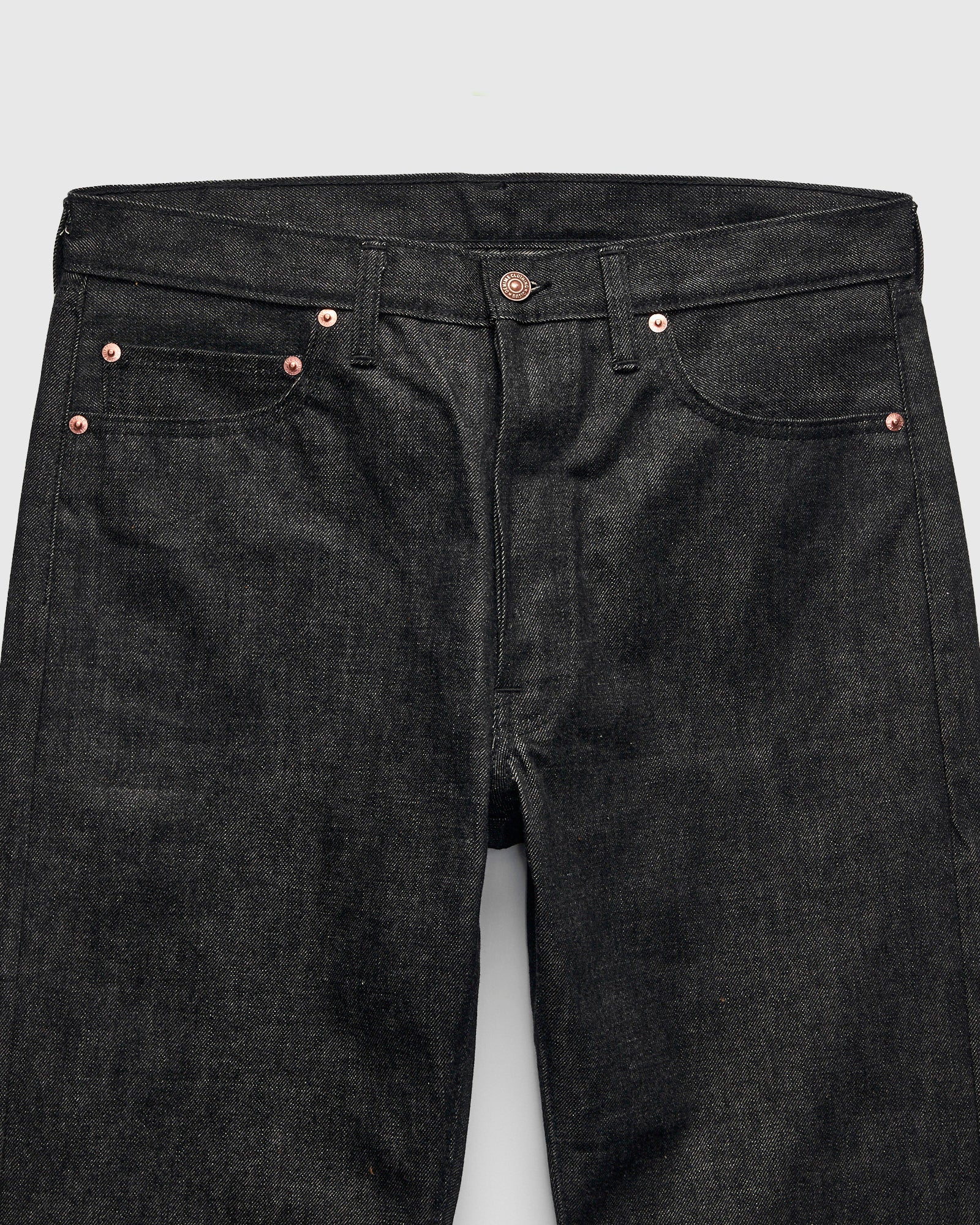 "Lot 224" 14.5oz Black 66 Selvedge Denim - Regular Straight Fit - Image 5