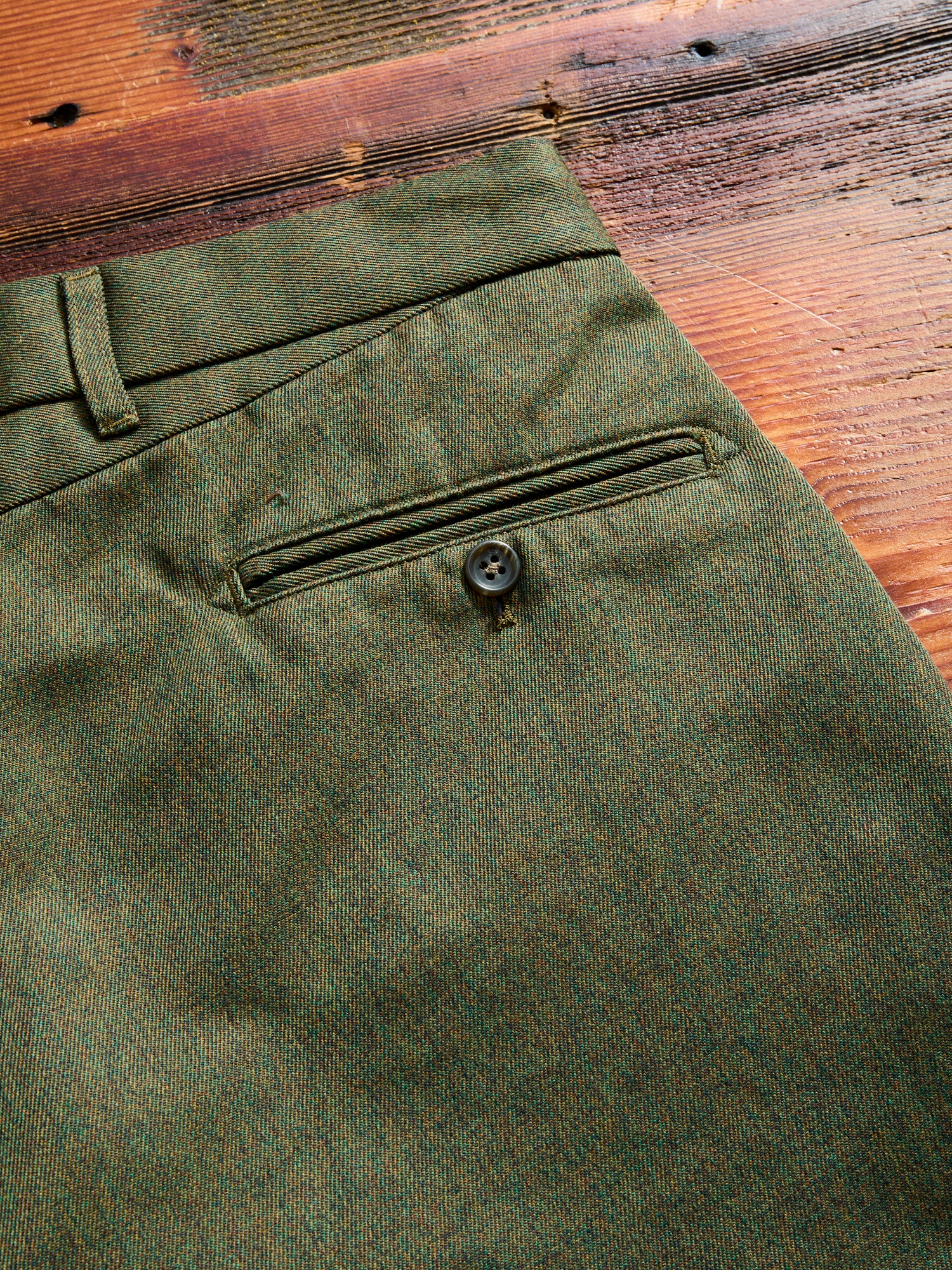 Melange Twill Andover Pants in Olive - Image 11