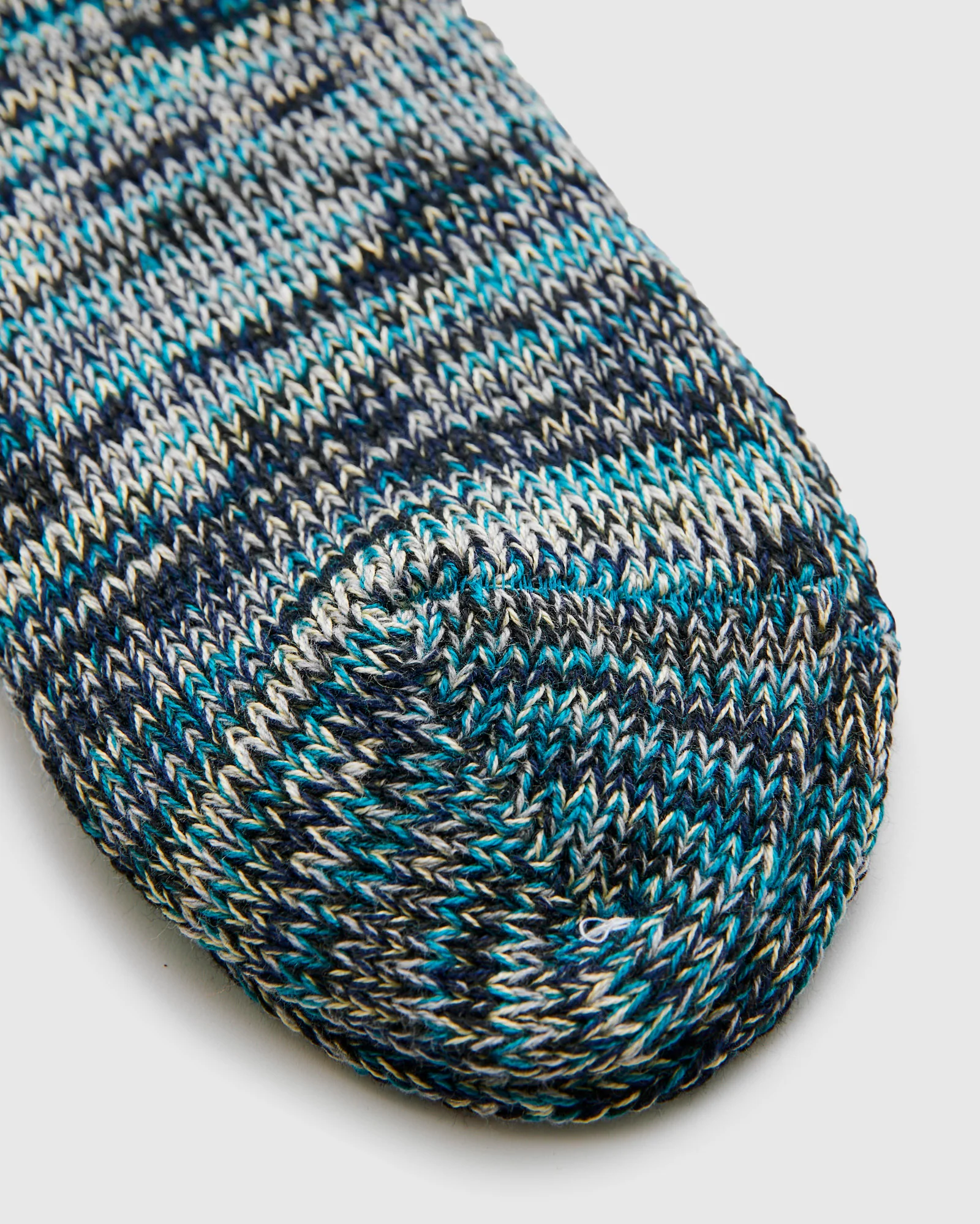 Melange Crew Sock in Blue Lagoon - Image 3