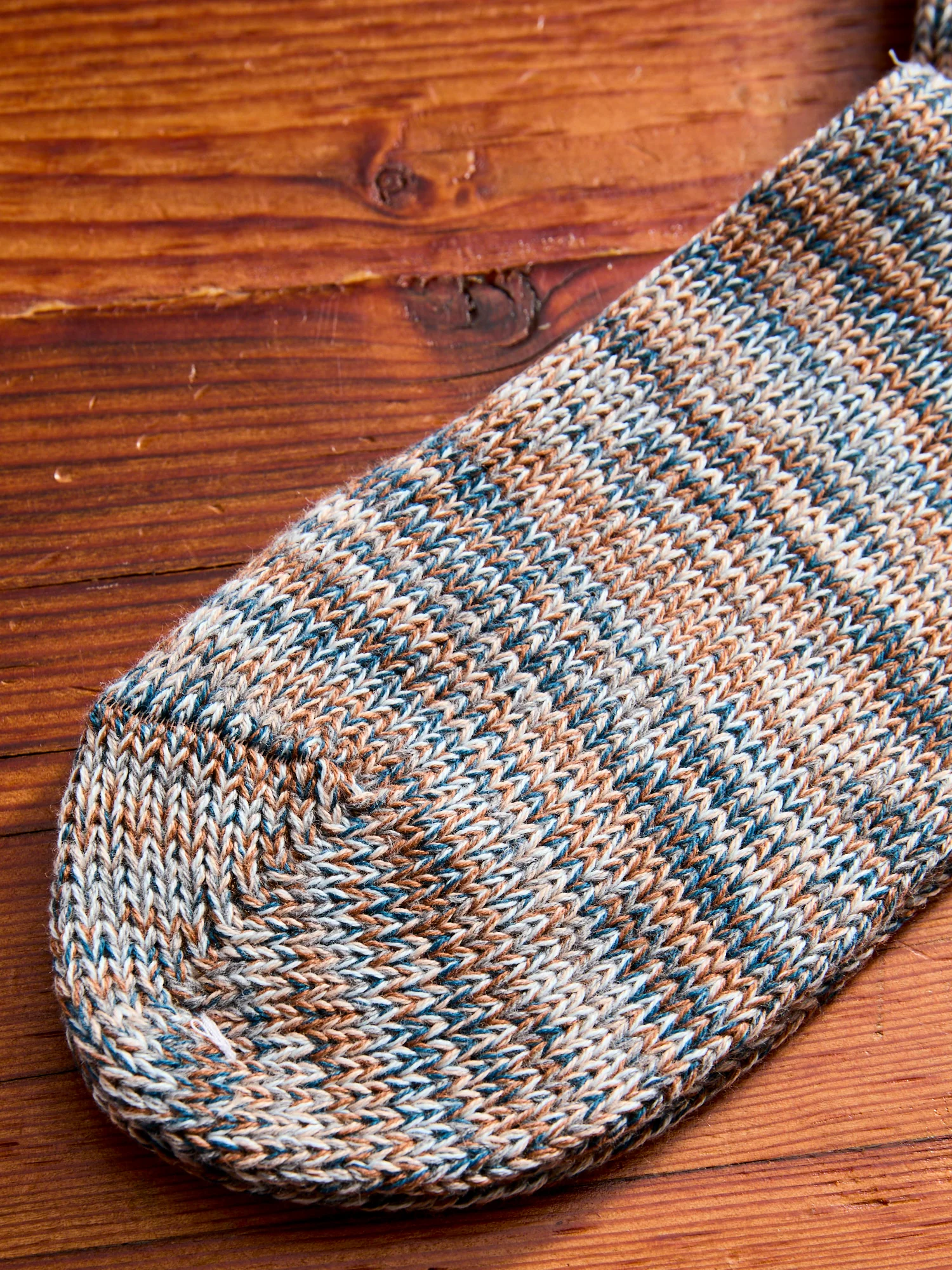 Melange Crew Sock in Driftwood - Image 3