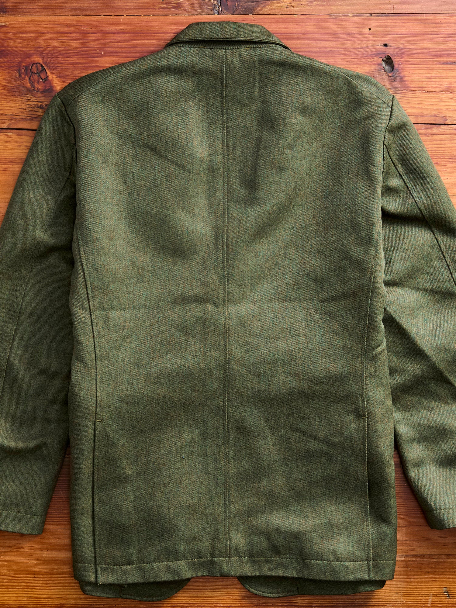 Melange Twill Andover Jacket in Olive - Image 12