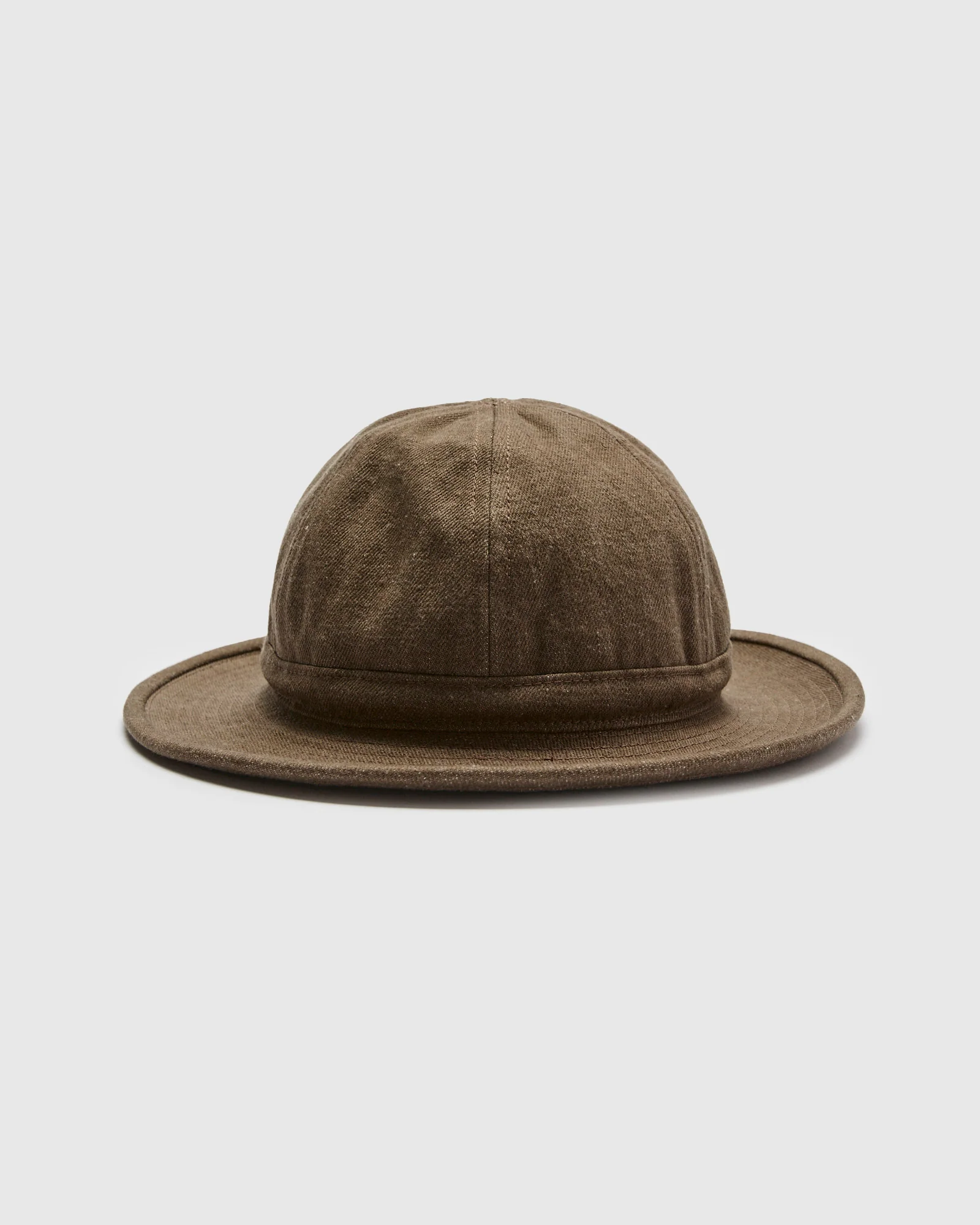 MIL Hat in Brown Denim - Image 2