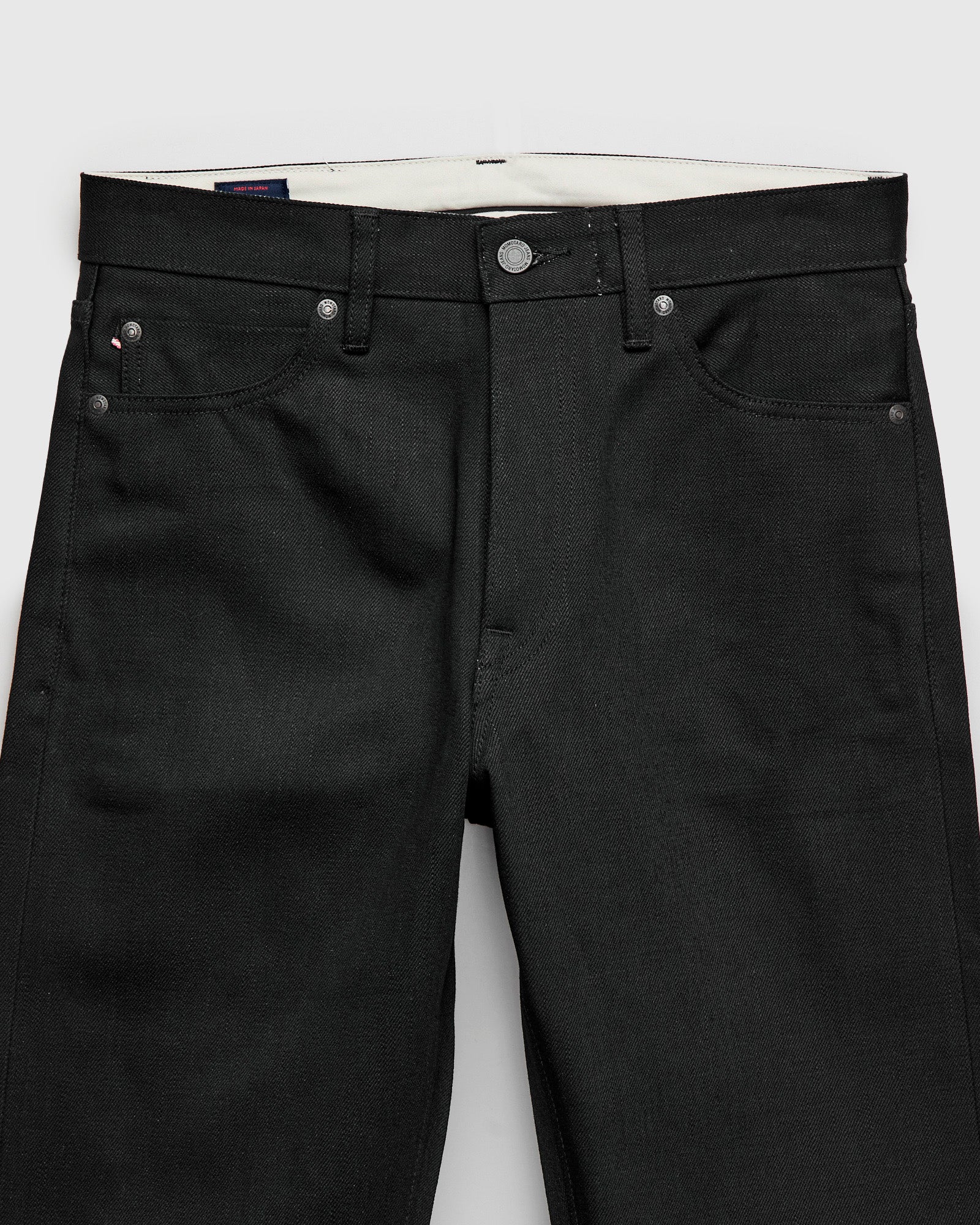 MMJZ1200 "Standard" 14.7oz Black Selvedge Denim - Tapered Fit - Image 7