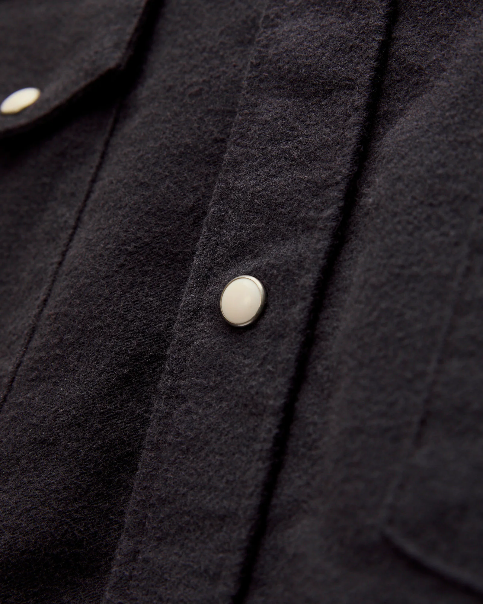 Moleskin Pearl Snap Shirt in Night Sky - Image 4