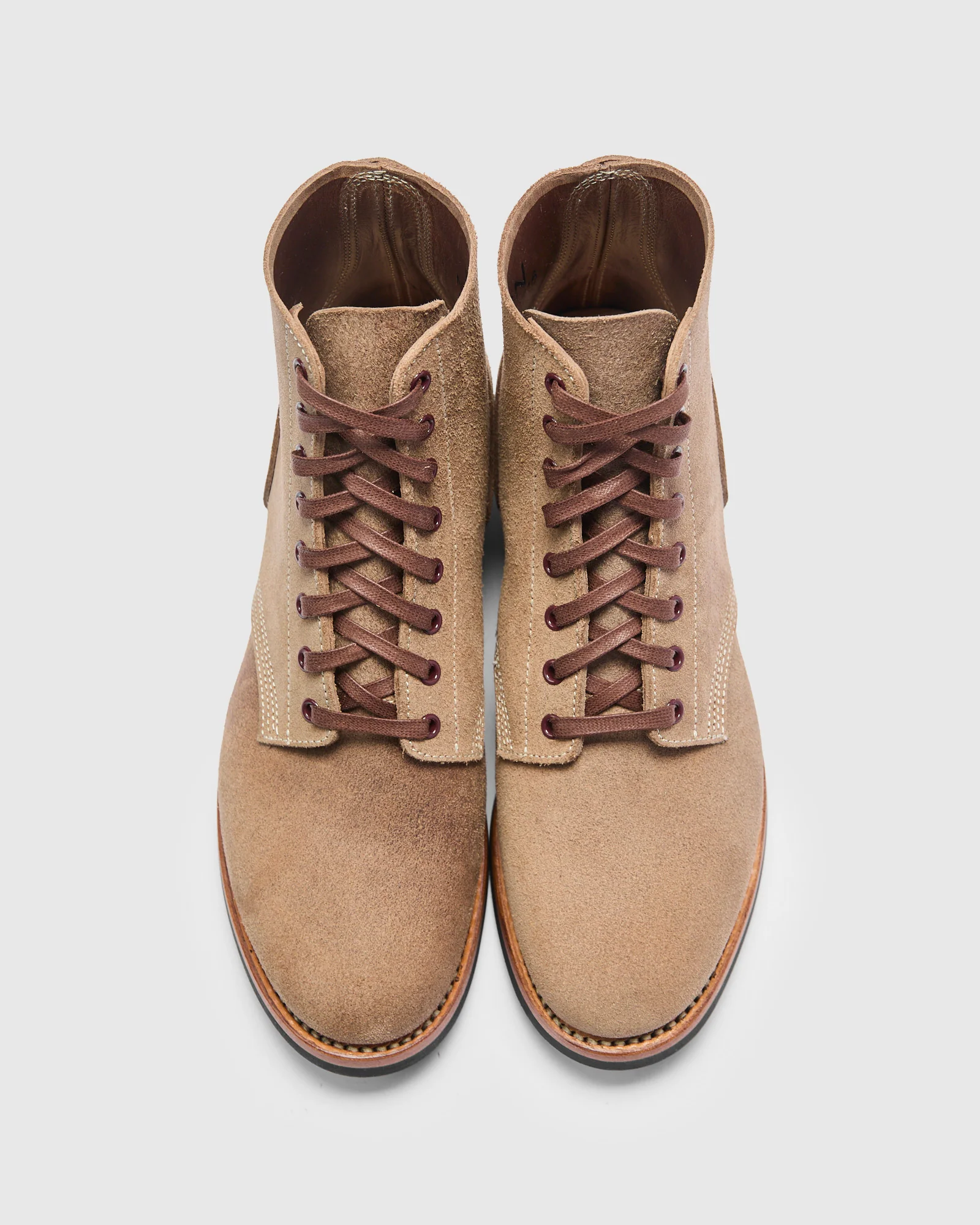 N-1 Field Shoe Boondocker Boot in Horween Natural Roughout - Image 6