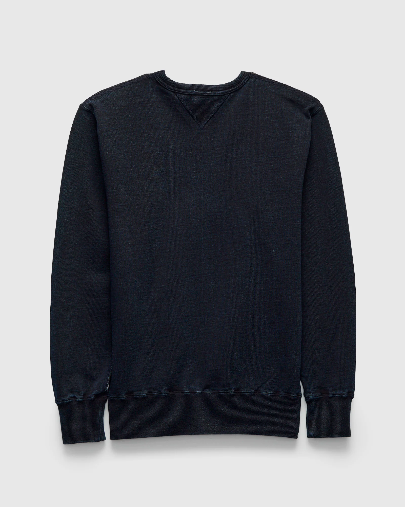 "Natural Dye" Crewneck Sweatshirt in Kakishibu Indigo - Image 2