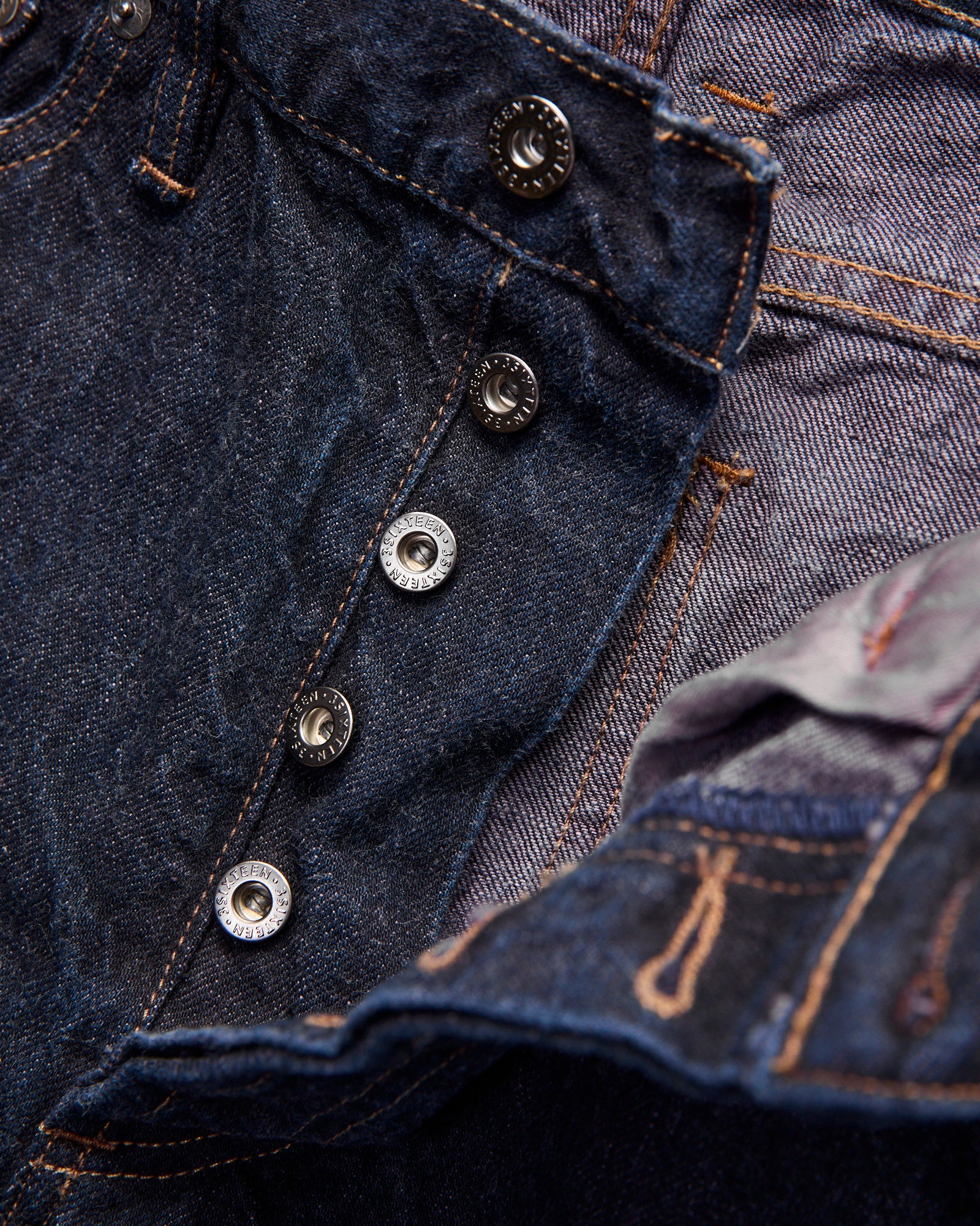 "Natural Dye Pack" 14oz Lavender Selvedge Denim - Classic Straight Fit - Image 8