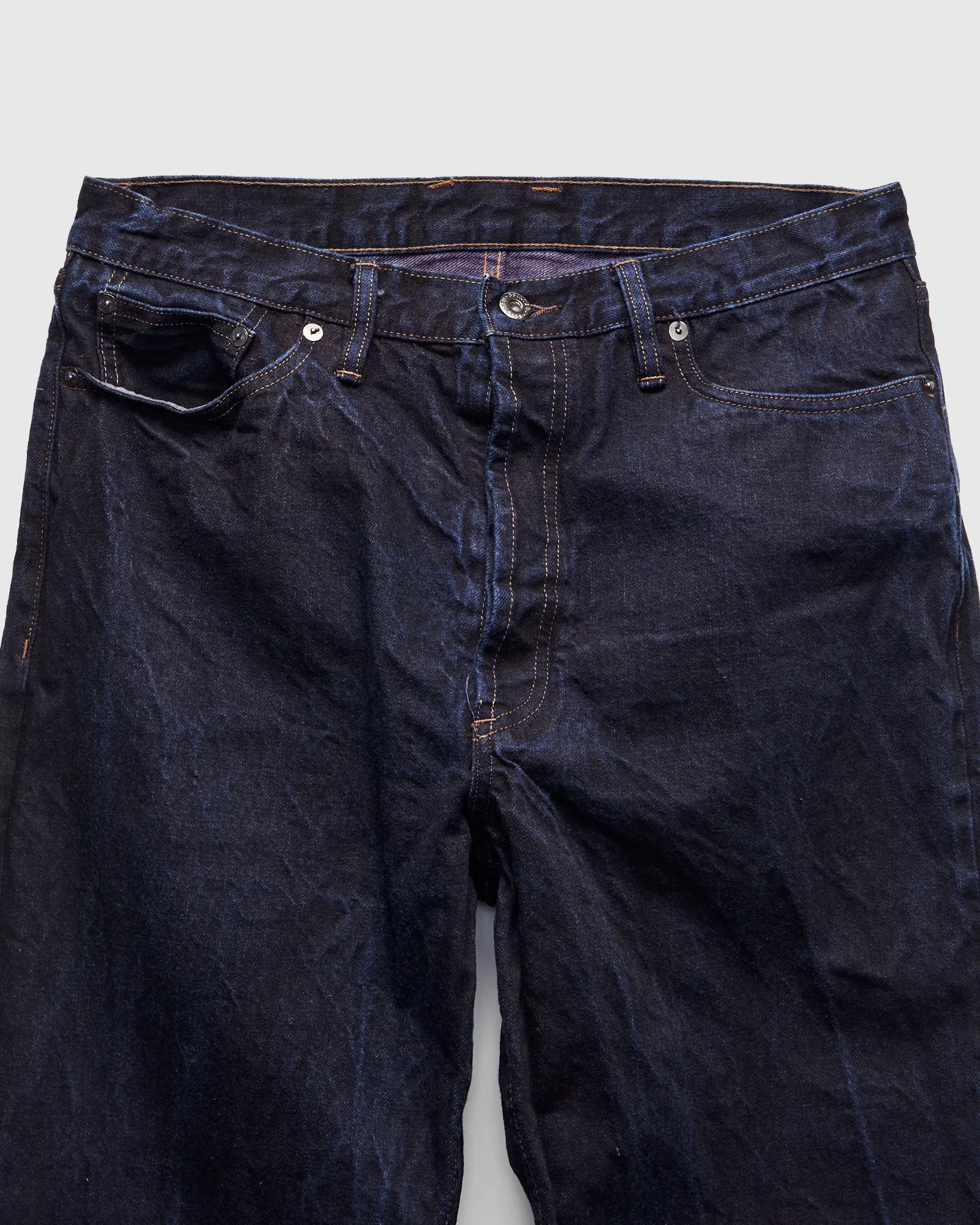 "Natural Dye Pack" 14oz Lavender Selvedge Denim - Relaxed Straight Fit - Image 6