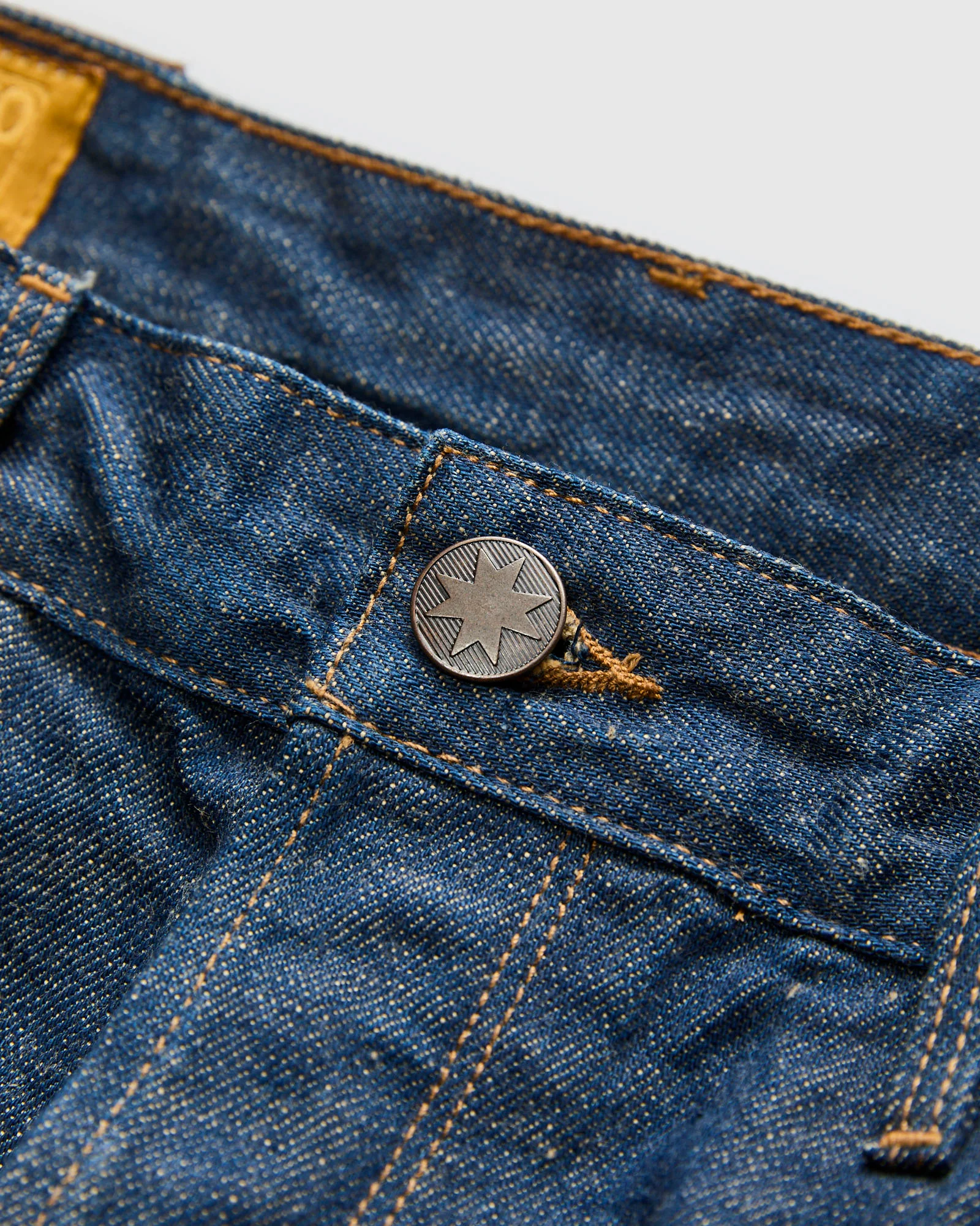 "Natural Rinsed Indigo Portola" 13oz Selvedge Denim - Tapered Fit - Image 6