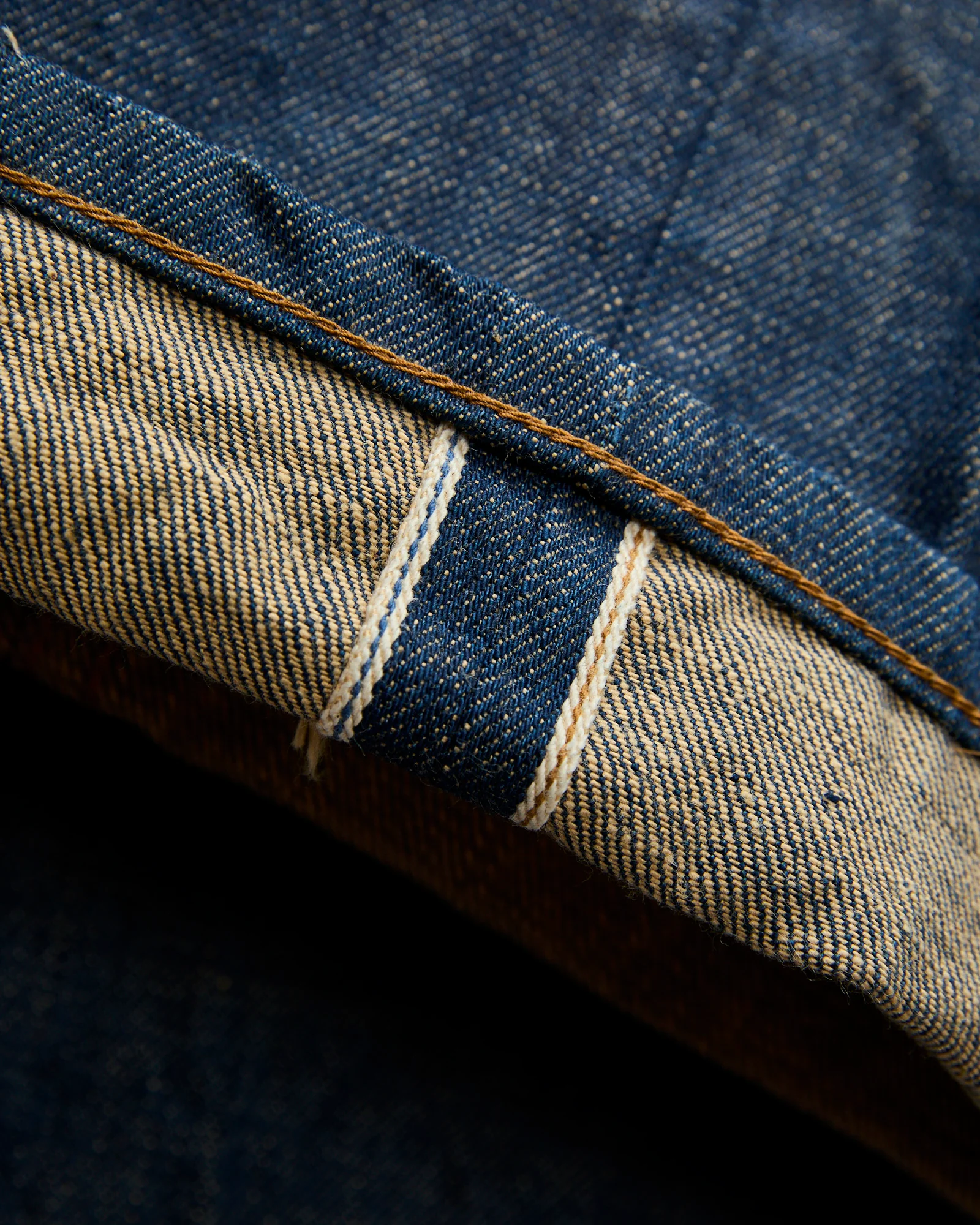 "Natural Rinsed Indigo Portola" 13oz Selvedge Denim - Tapered Fit - Image 8