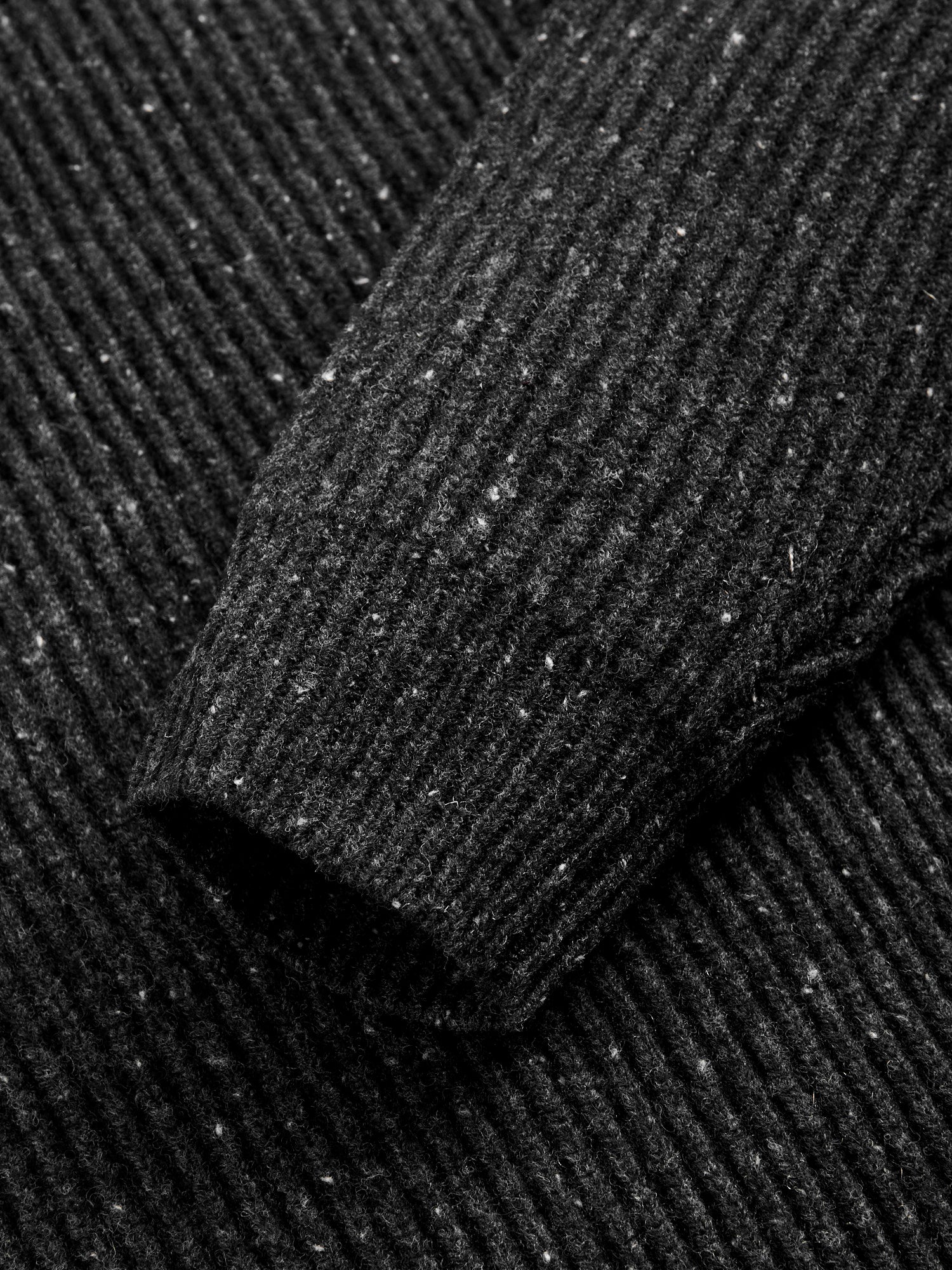 Nep Merino Kenny Crewneck in Black - Image 4