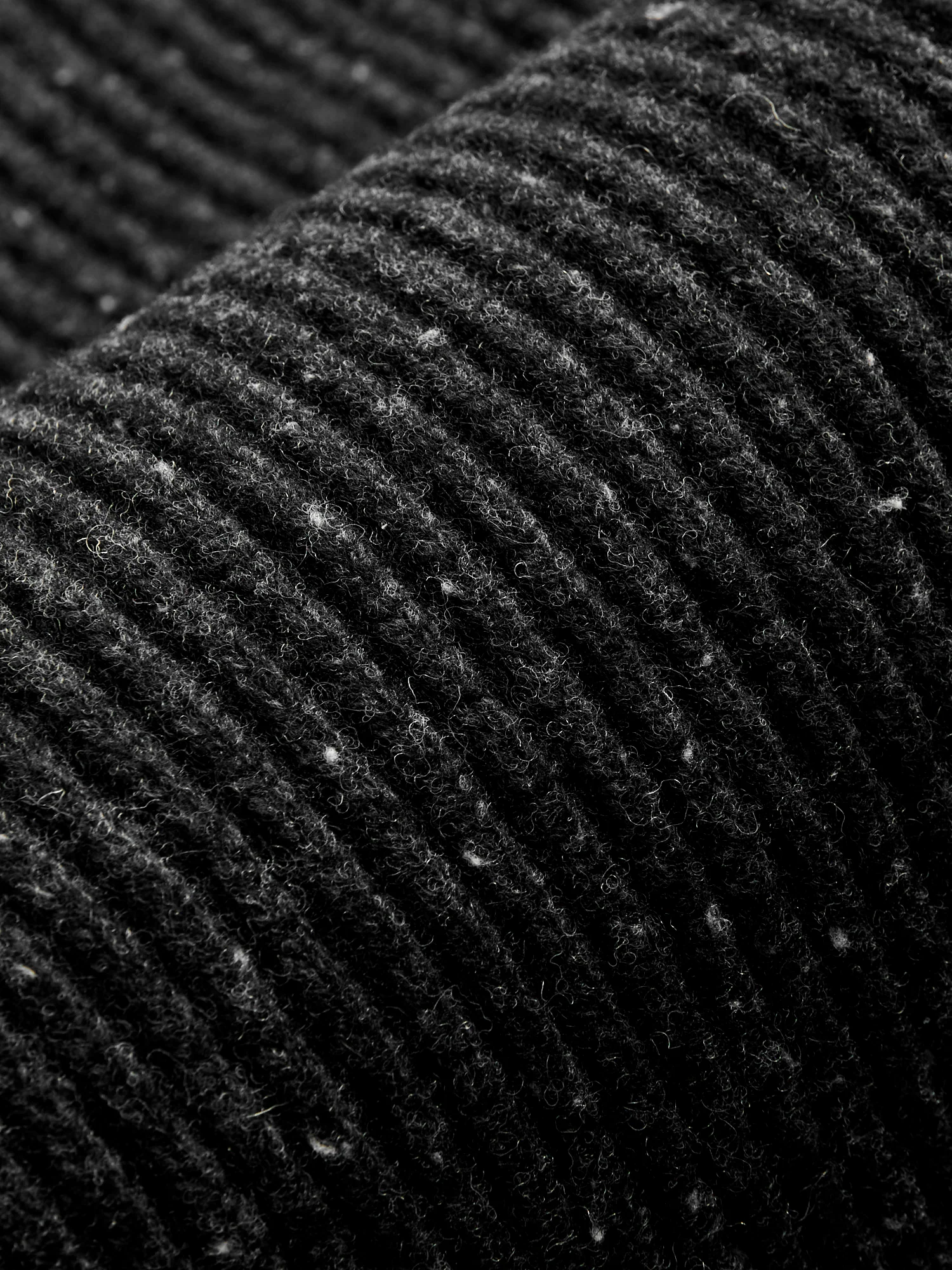 Nep Merino Kenny Crewneck in Black - Image 6