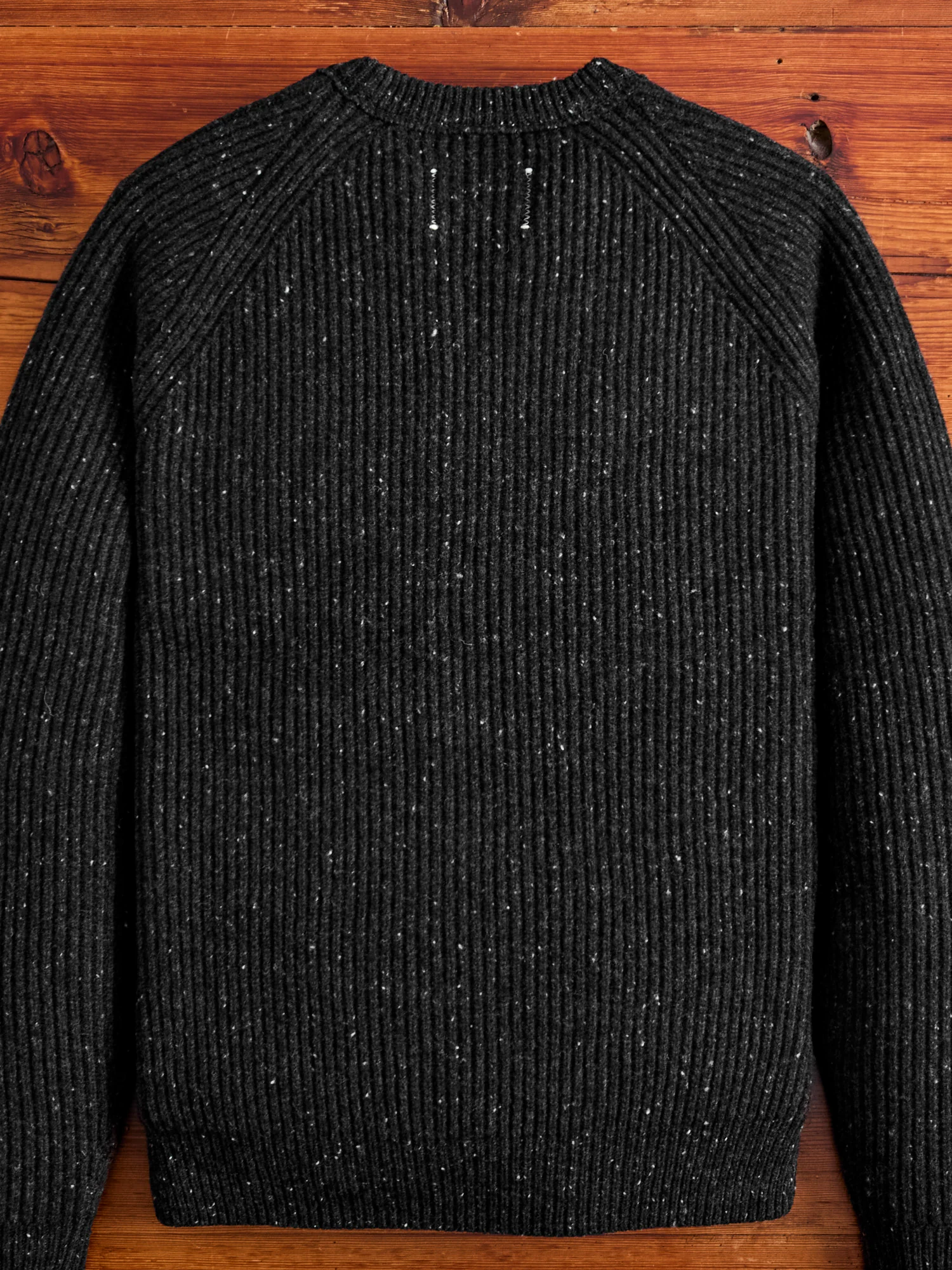 Nep Merino Kenny Crewneck in Black - Image 7