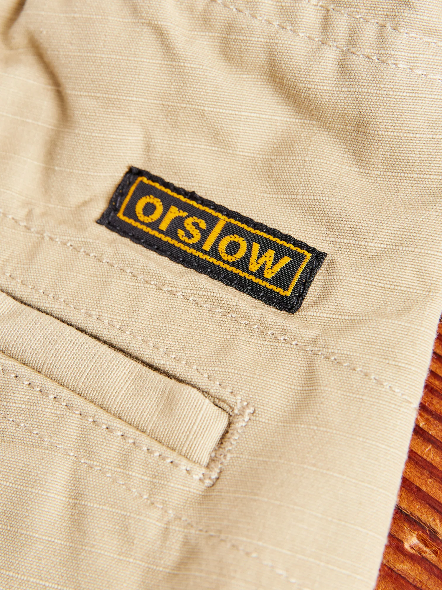 New Yorker Pants in Beige Ripstop - Image 11
