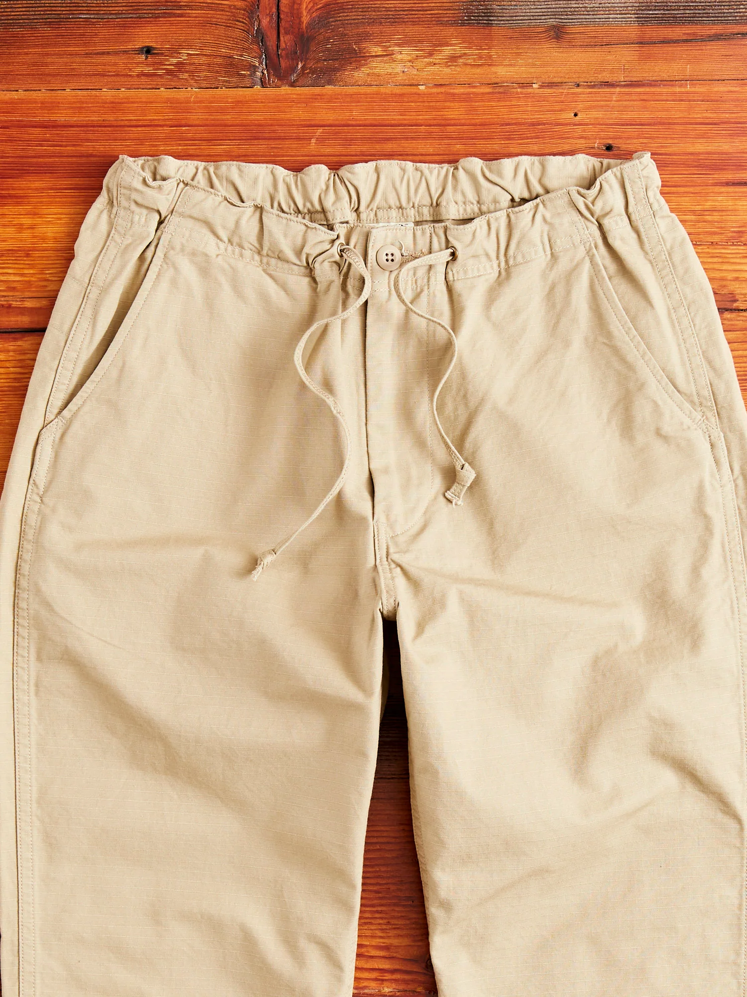New Yorker Pants in Beige Ripstop - Image 3