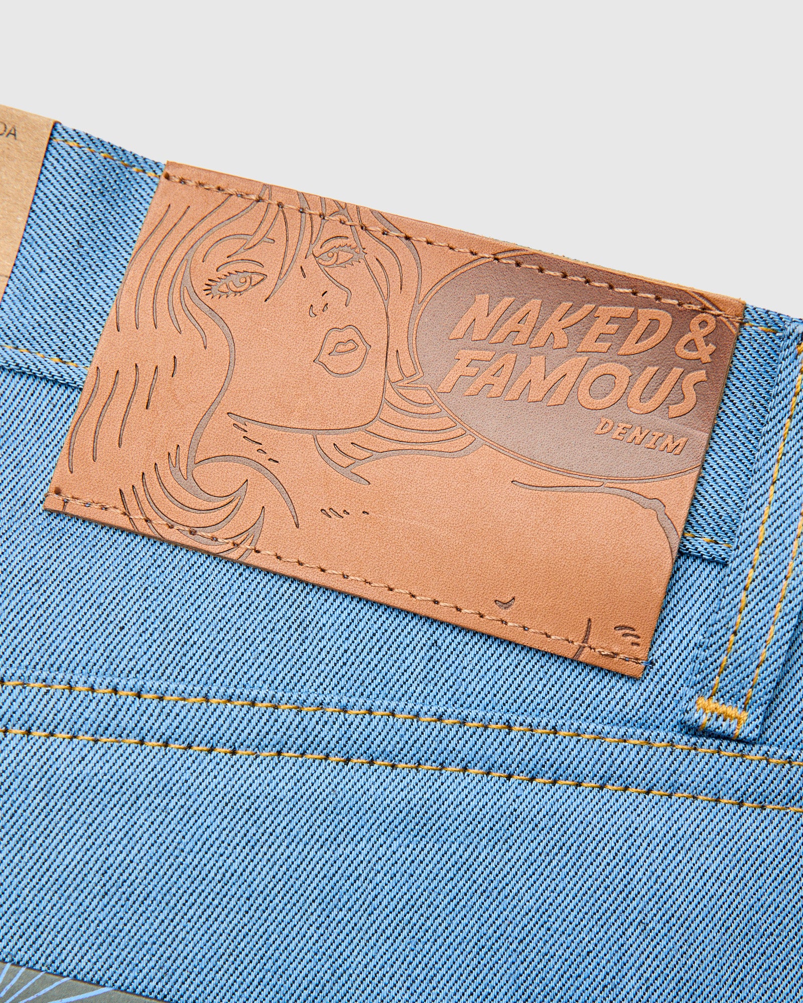 "Night Sky" 11oz Pale Indigo Selvedge Denim - True Guy Fit - Image 6