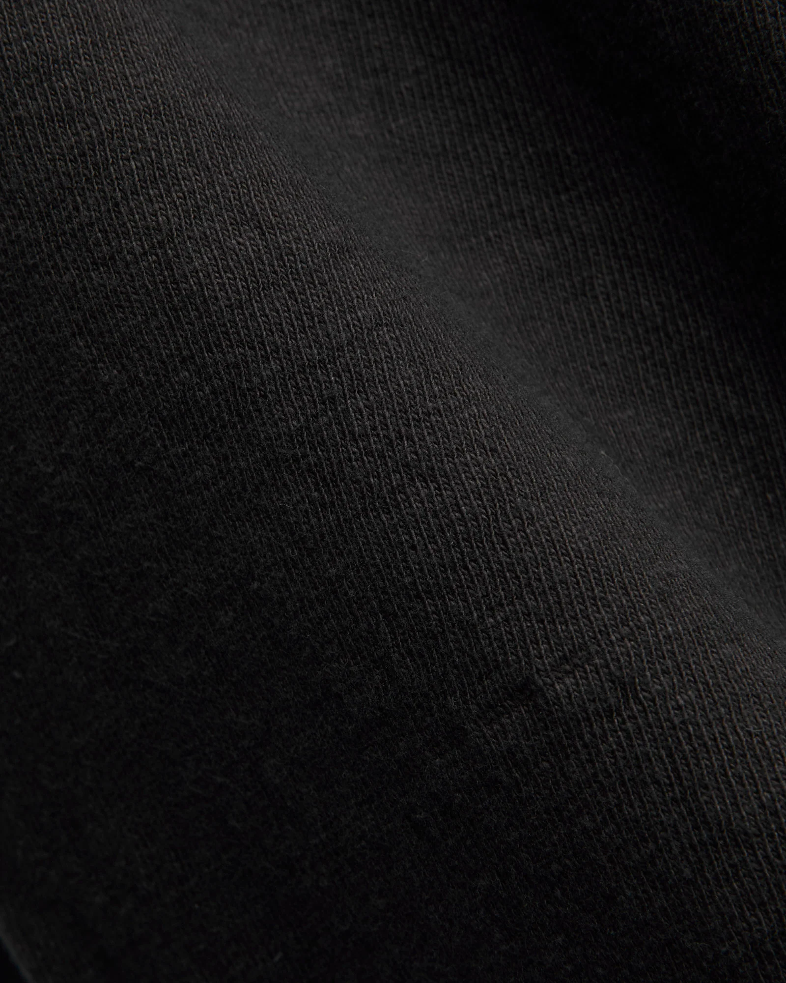No. 8 Slub Nep Short Sleeve T-Shirt in Black - Image 2