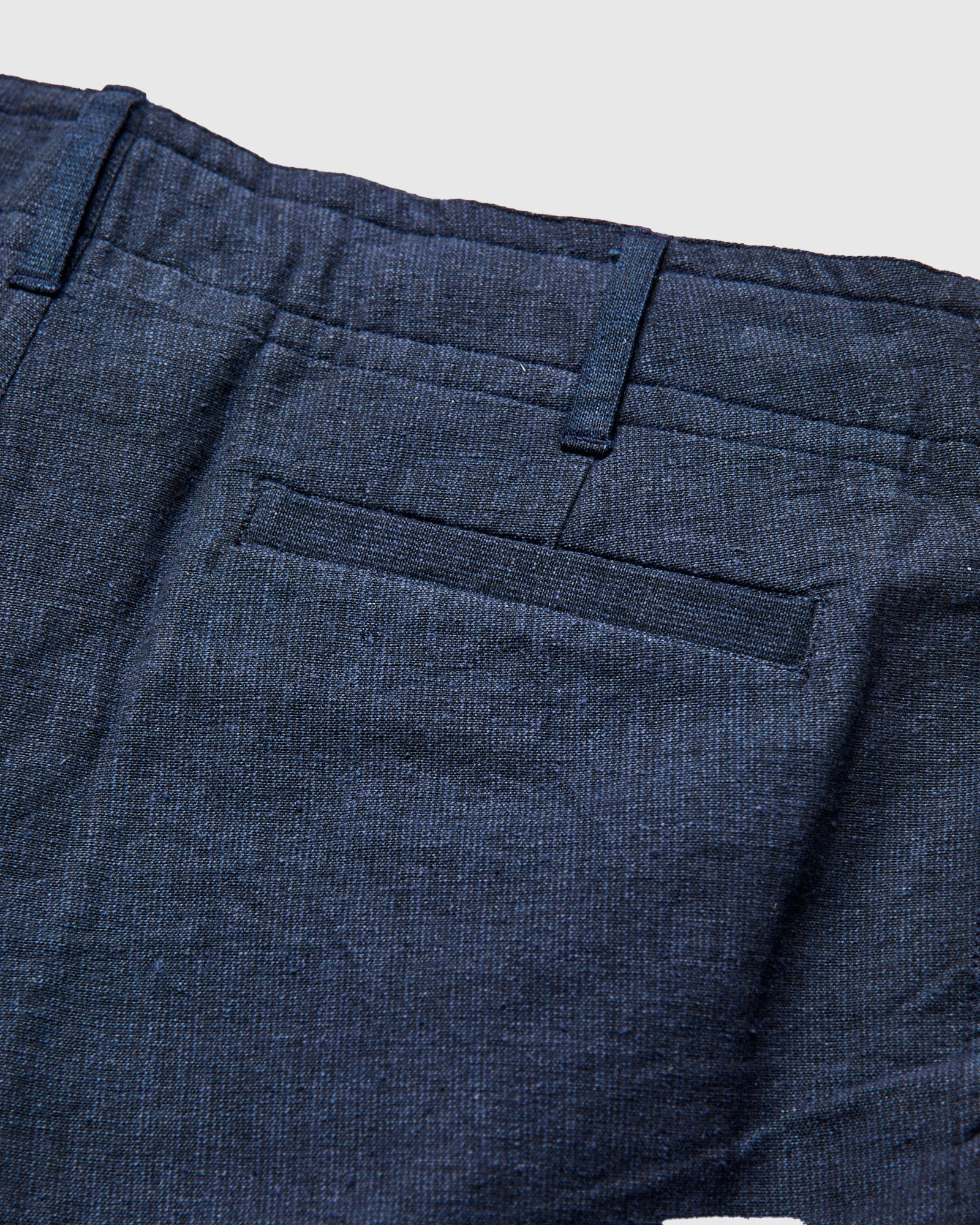 Obelisk Shorts in Iron Indigo Canvas - Image 3