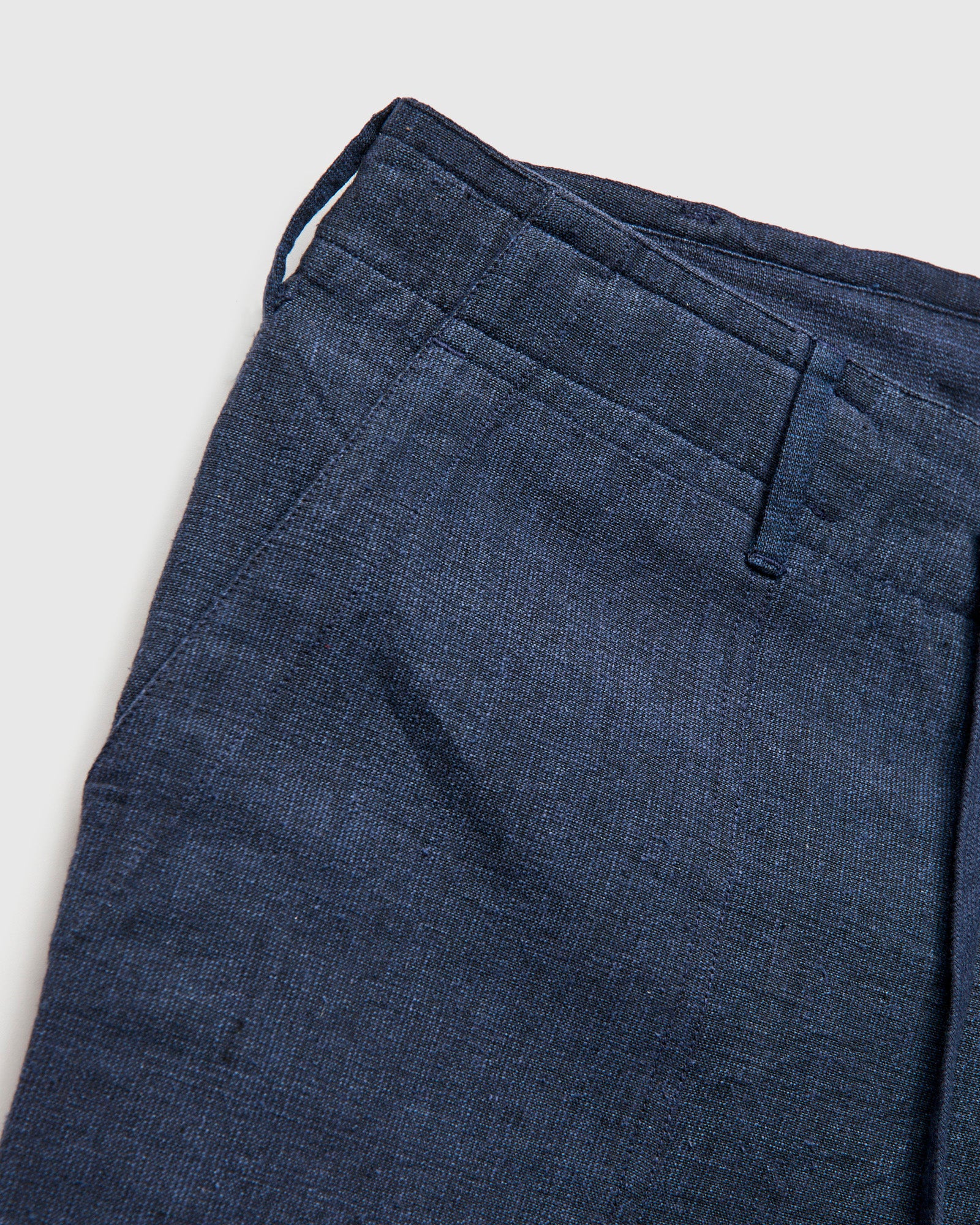 Obelisk Shorts in Iron Indigo Canvas - Image 4